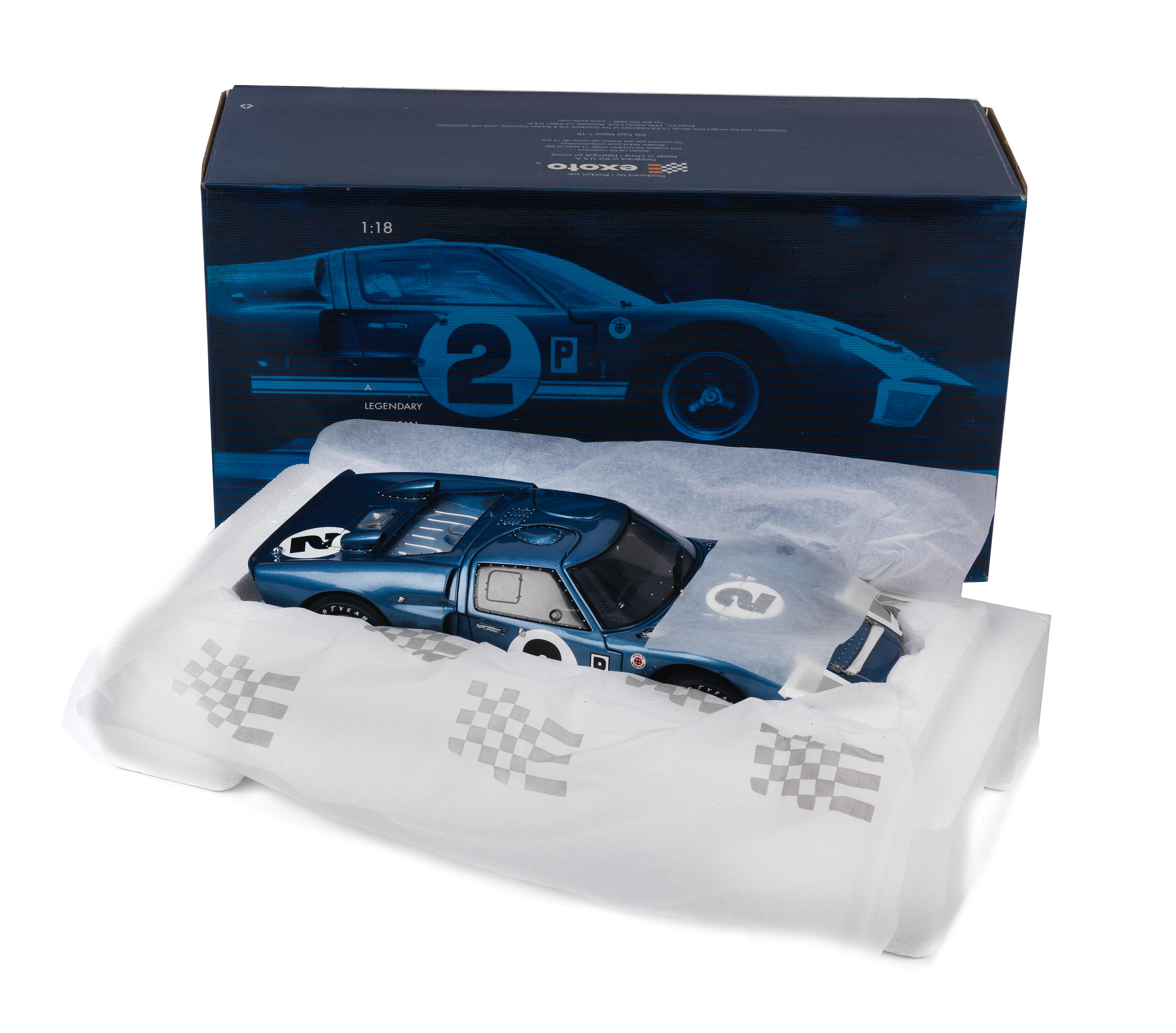 Appraisal: A BOXED SCALE DIE-CAST MODEL OF THE SEBRING FORD GT