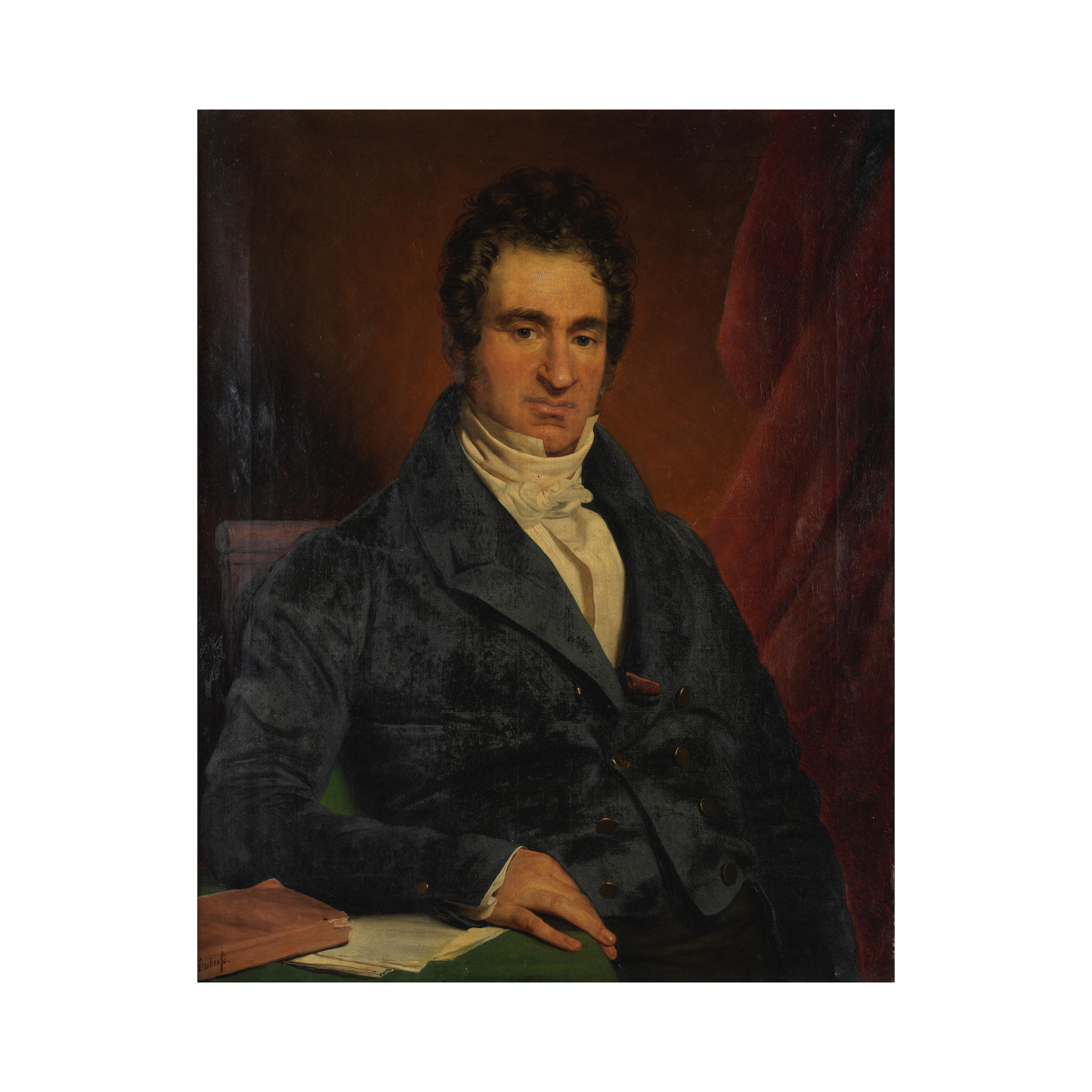 Appraisal: CLAUDE-MARIE DUBUFE PARIS - LA CELLE-SAINT-CLOUD Portrait de Fr d