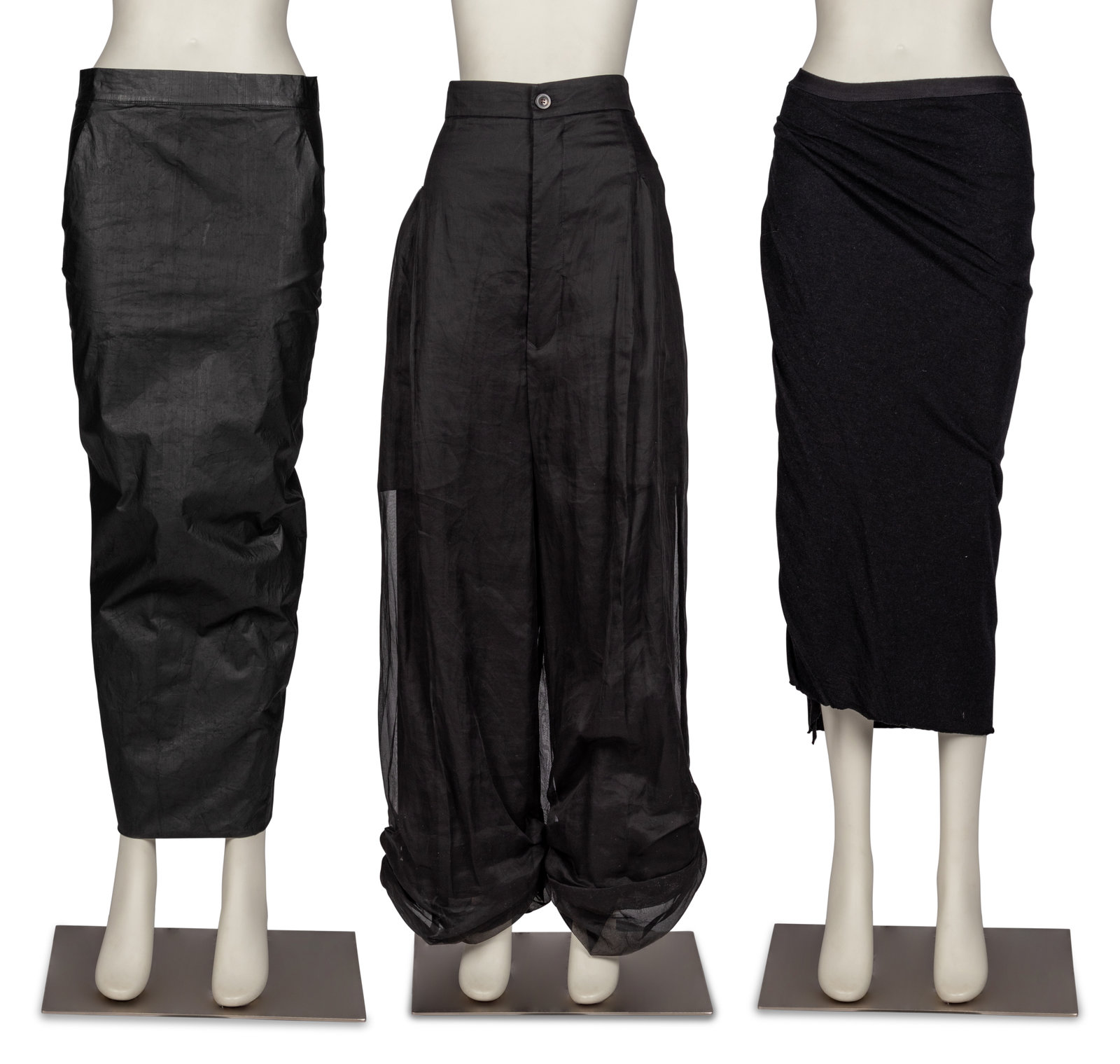 Appraisal: Rick Owens Pant and Two Skirts Alicia Simeran was born