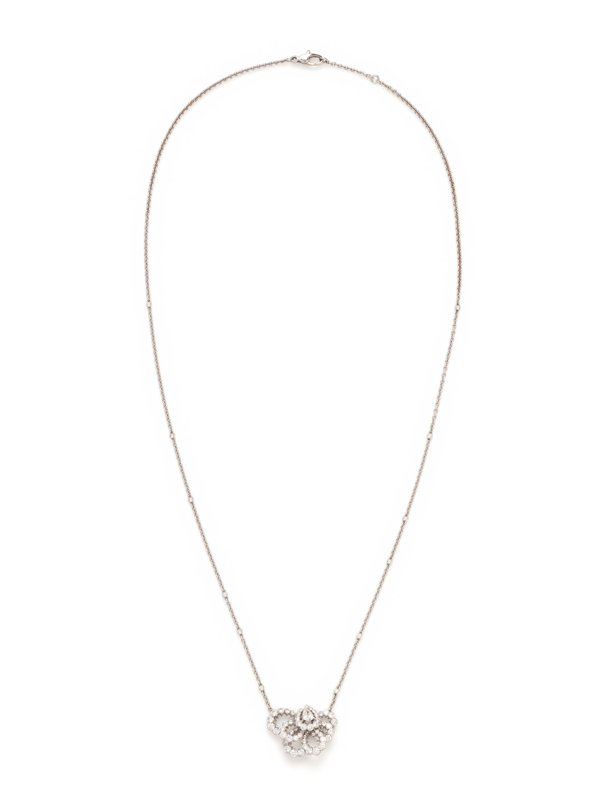 Appraisal: DIOR FRENCH DIAMOND 'COCOTTE' NECKLACE Consisting of a cable link