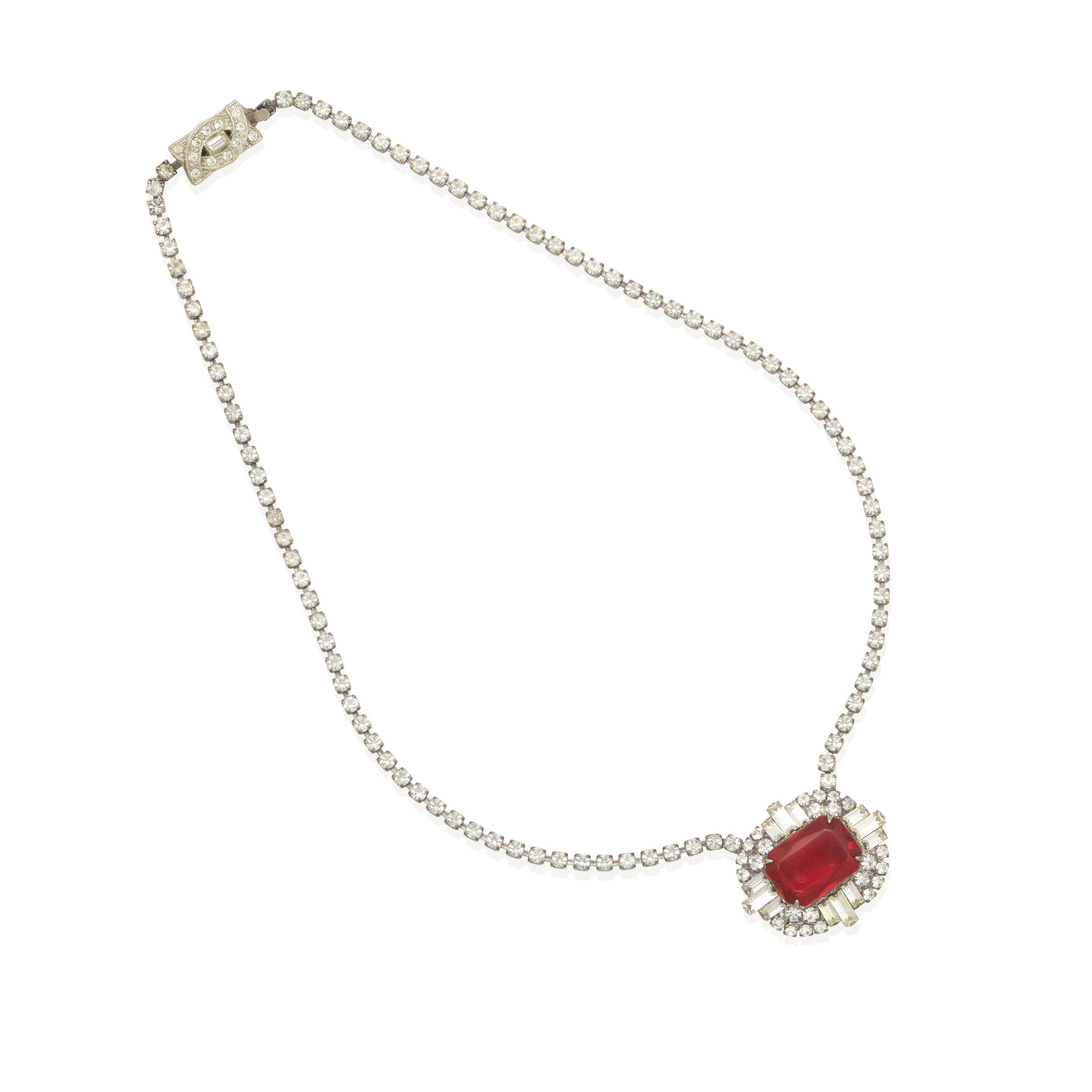 Appraisal: A NECKLACE WORN BY OLIVIA DE HAVILLAND TO THE TH