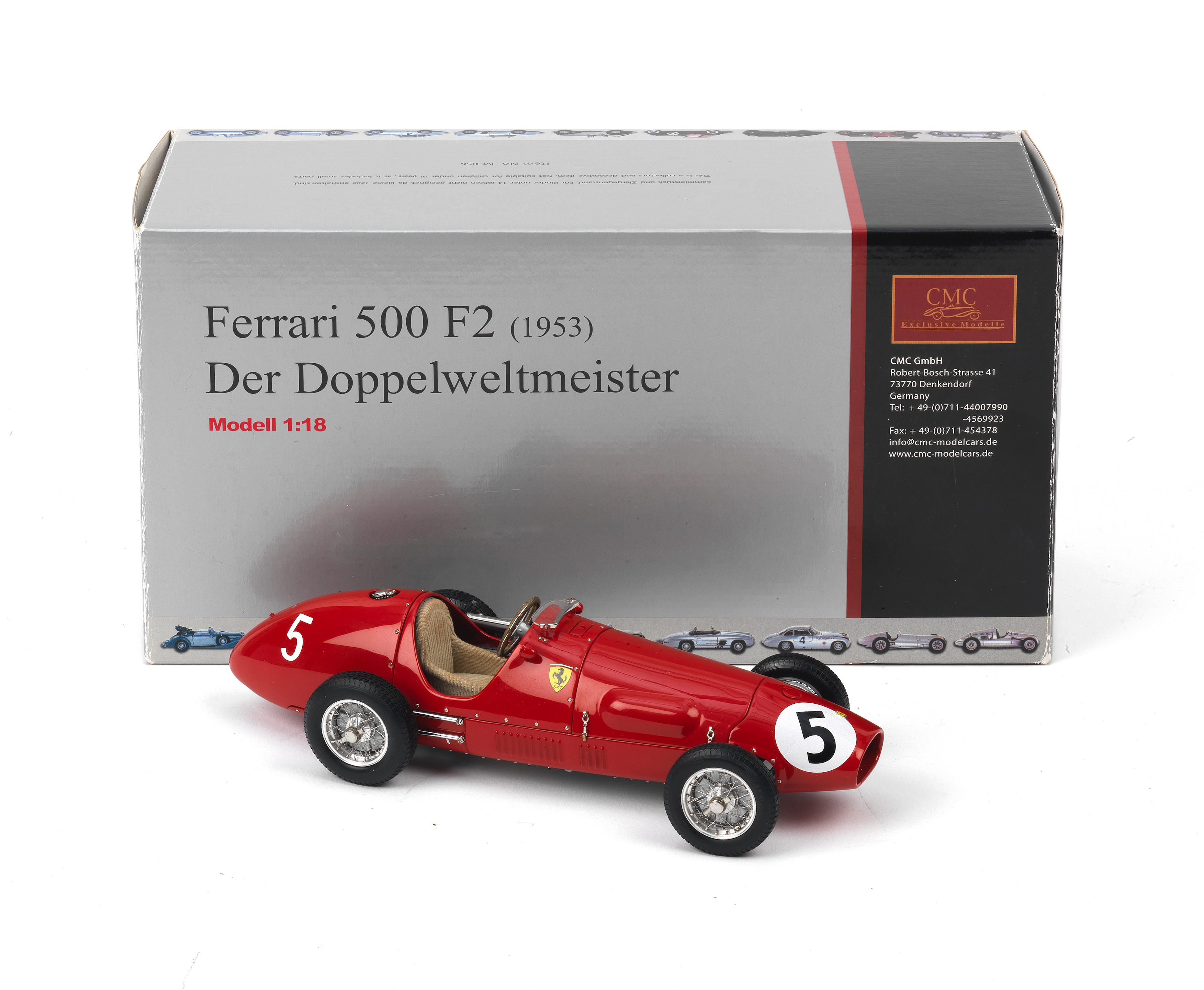 Appraisal: A BOXED SCALE MODEL OF THE FERRARI F RACE CAR