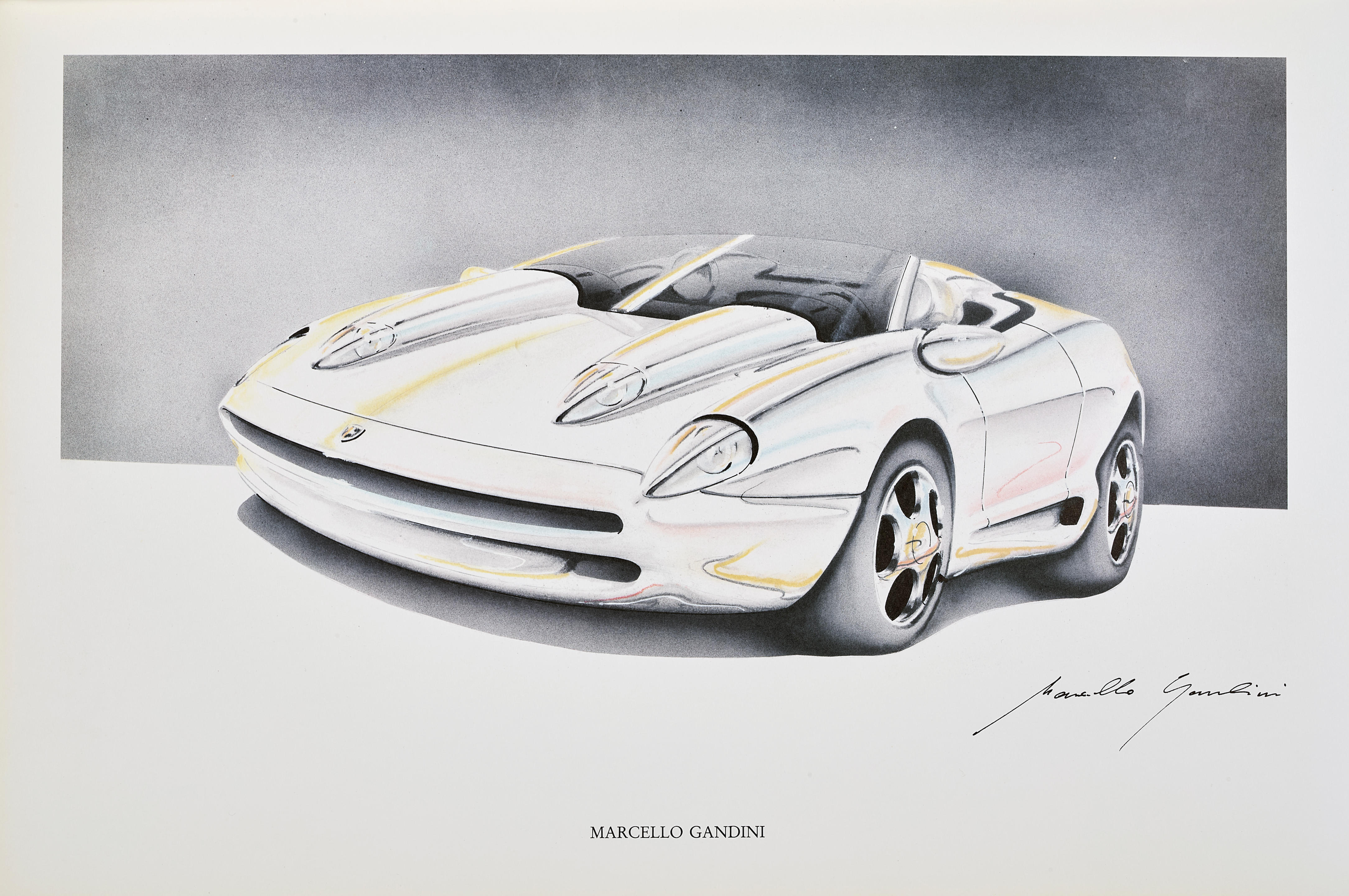 Appraisal: LAMBORGHINI SPYDER PROJECT AFTER MARCELLO GANDINI - print with the