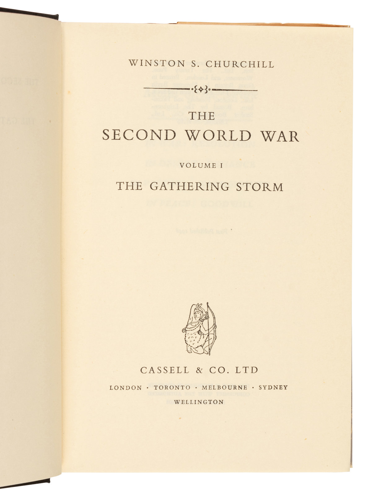 Appraisal: CHURCHILL Winston Leonard Spencer Sir - The Second World War