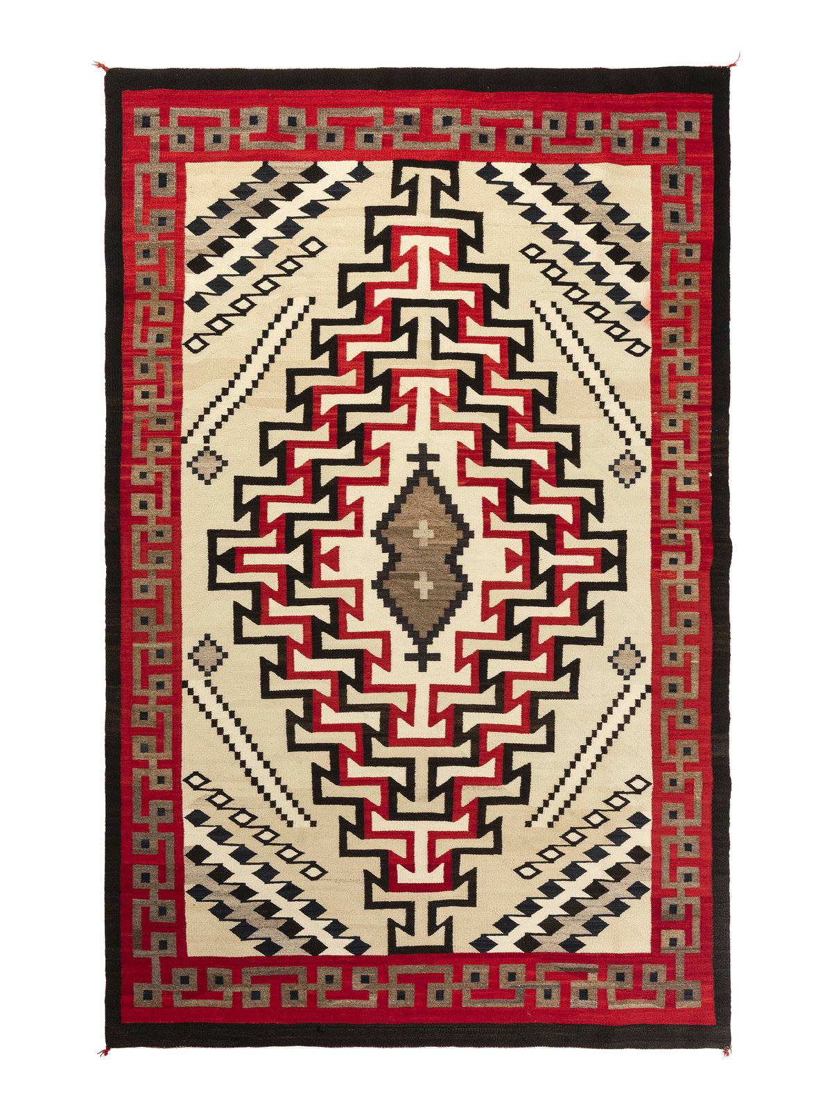 Appraisal: Navajo Ganado Weaving Rug second quarter th century handspun wool