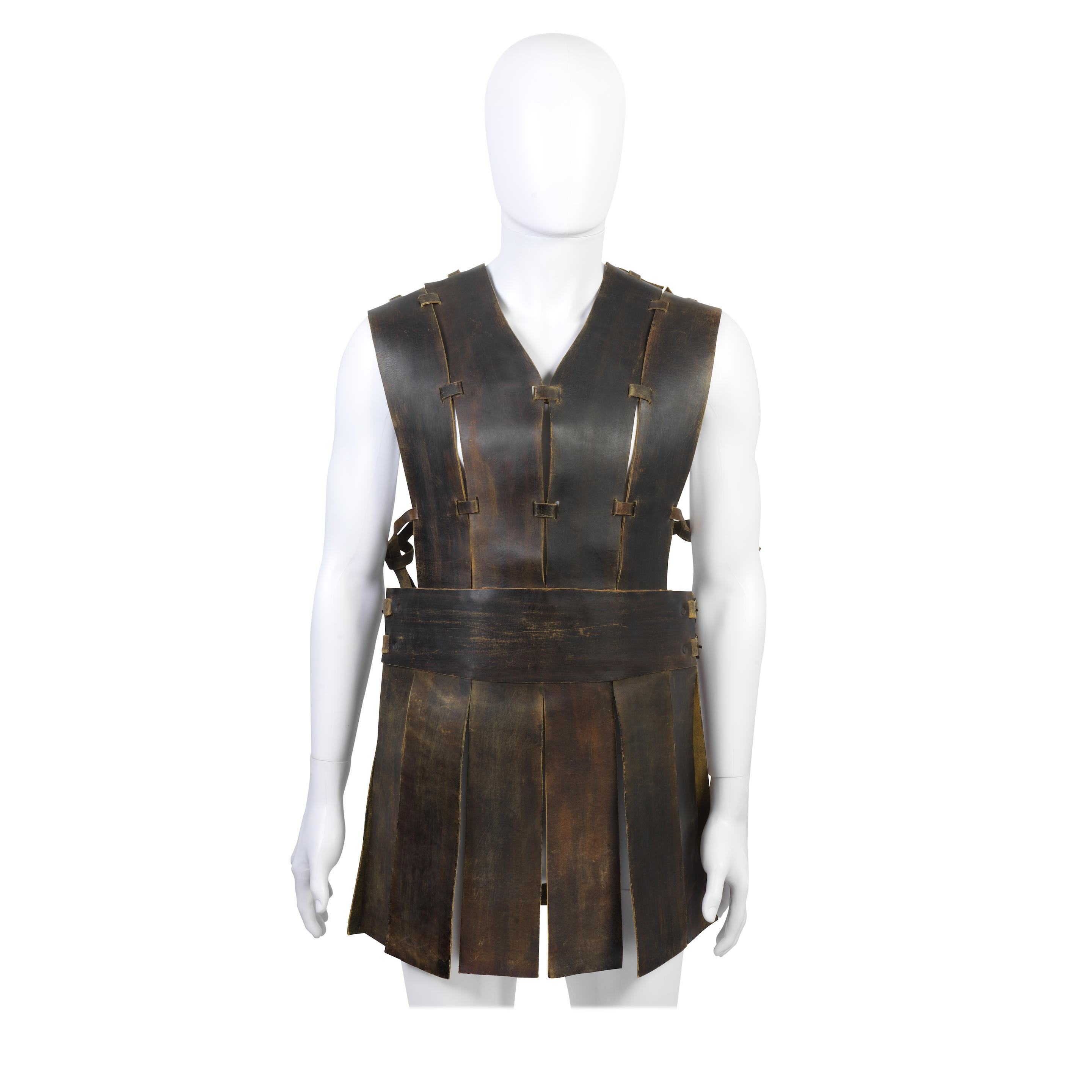 Appraisal: GLADIATOR A PRODUCTION MADE LEATHER TUNIC FOR RUSSELL CROWE FOR