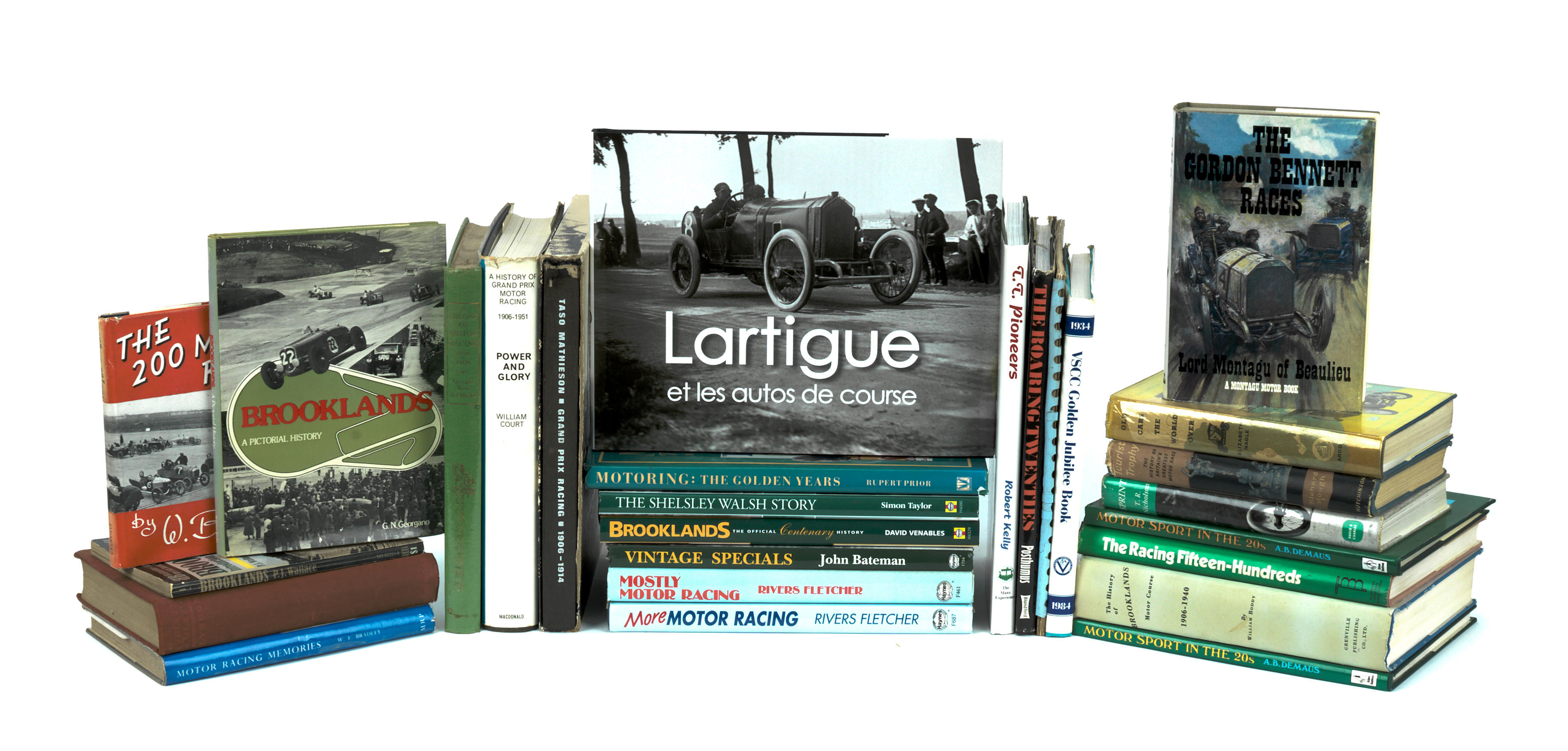 Appraisal: BOOKS RELATING TO VINTAGE AND EARLY MOTOR RACING SUBJECTS including