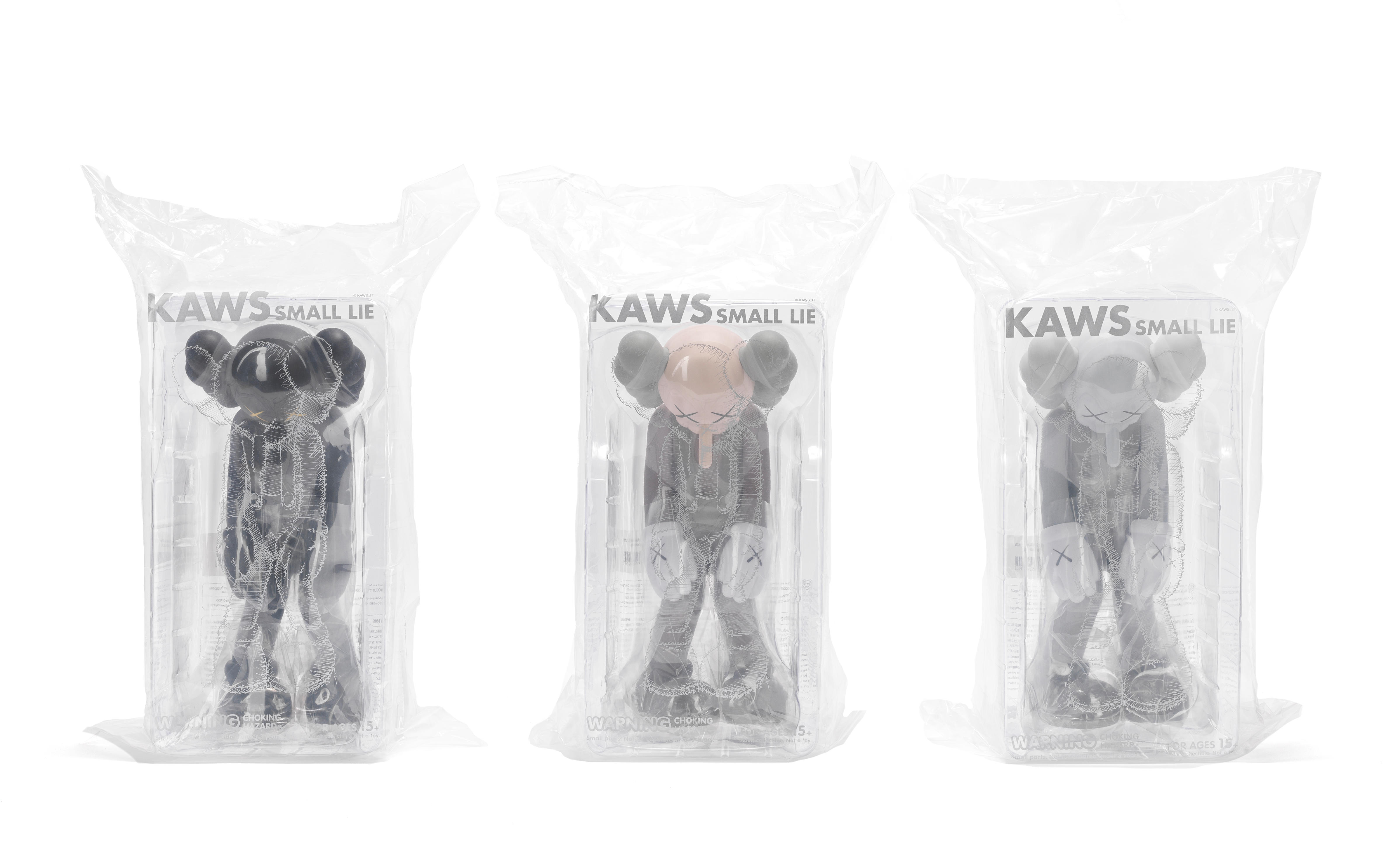 Appraisal: KAWS AMERICAN BORN Small Lie The complete set of three