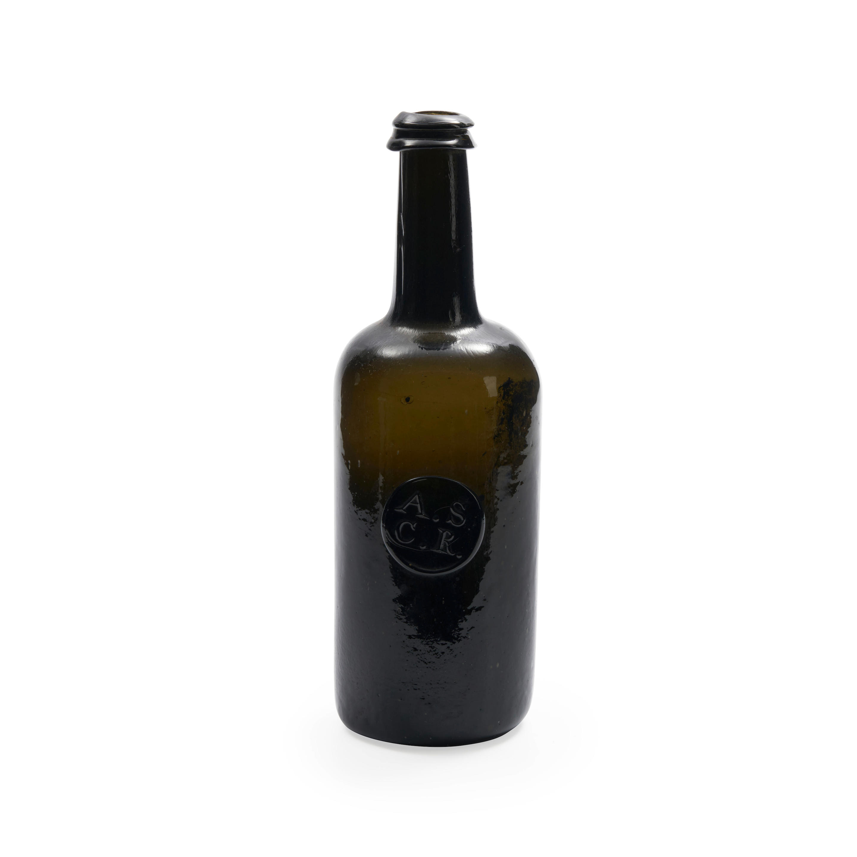 Appraisal: A SEALED HALF SIZE 'CYLINDER' WINE BOTTLE circa - of