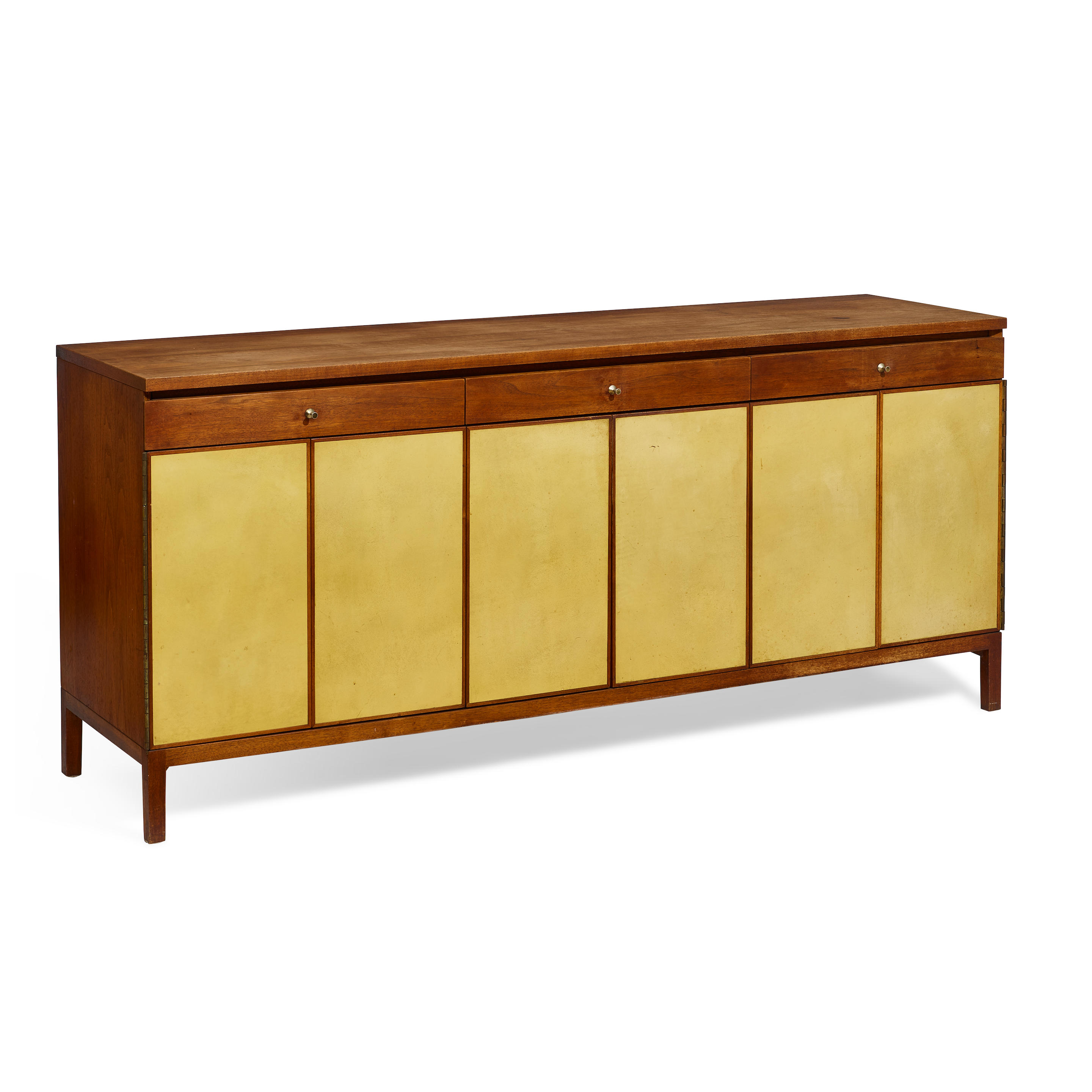 Appraisal: PAUL MCCOBB - Sideboard s for Calvin mahogany and parchment