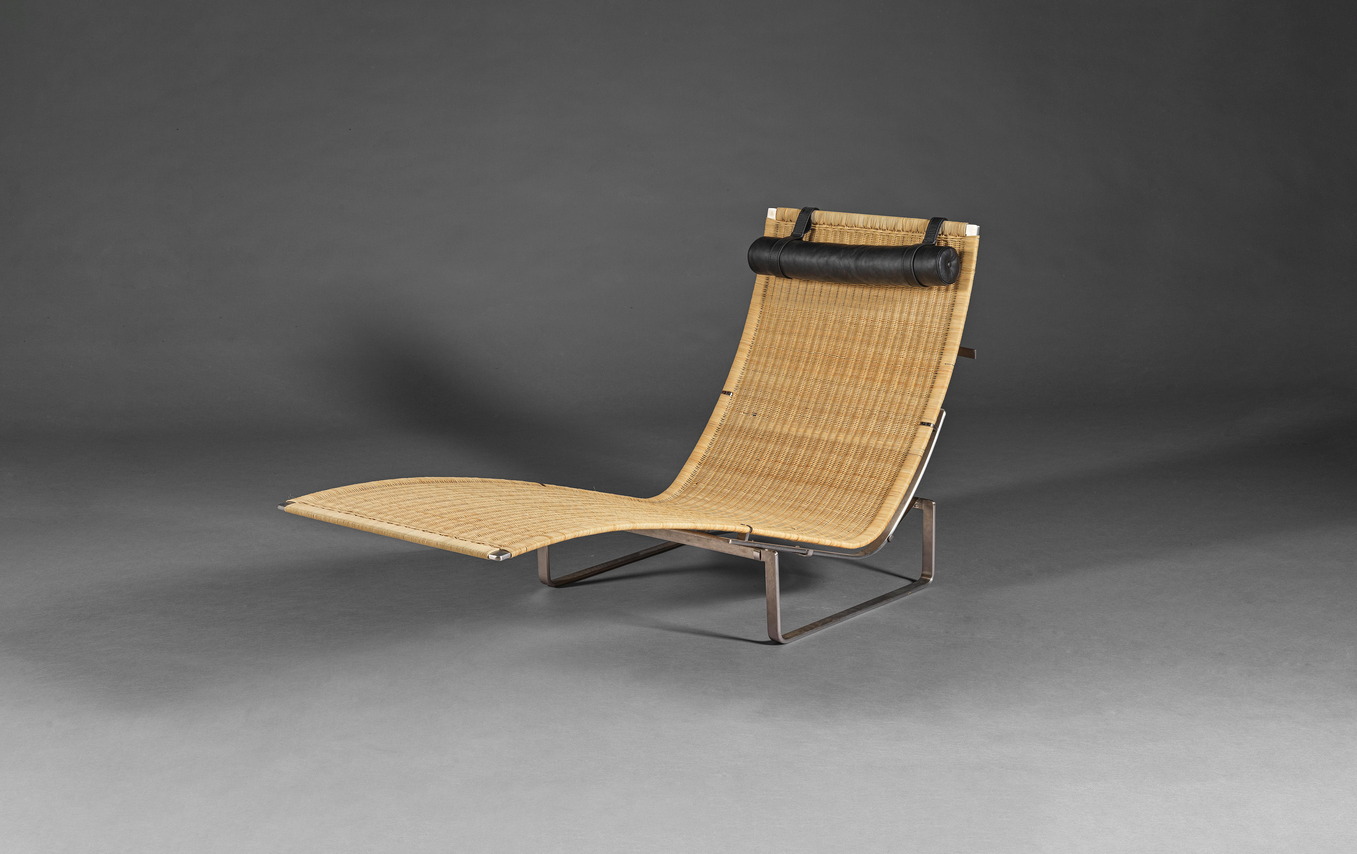 Appraisal: POUL KJ RHOLM - Chaise longue PK Cr ation en