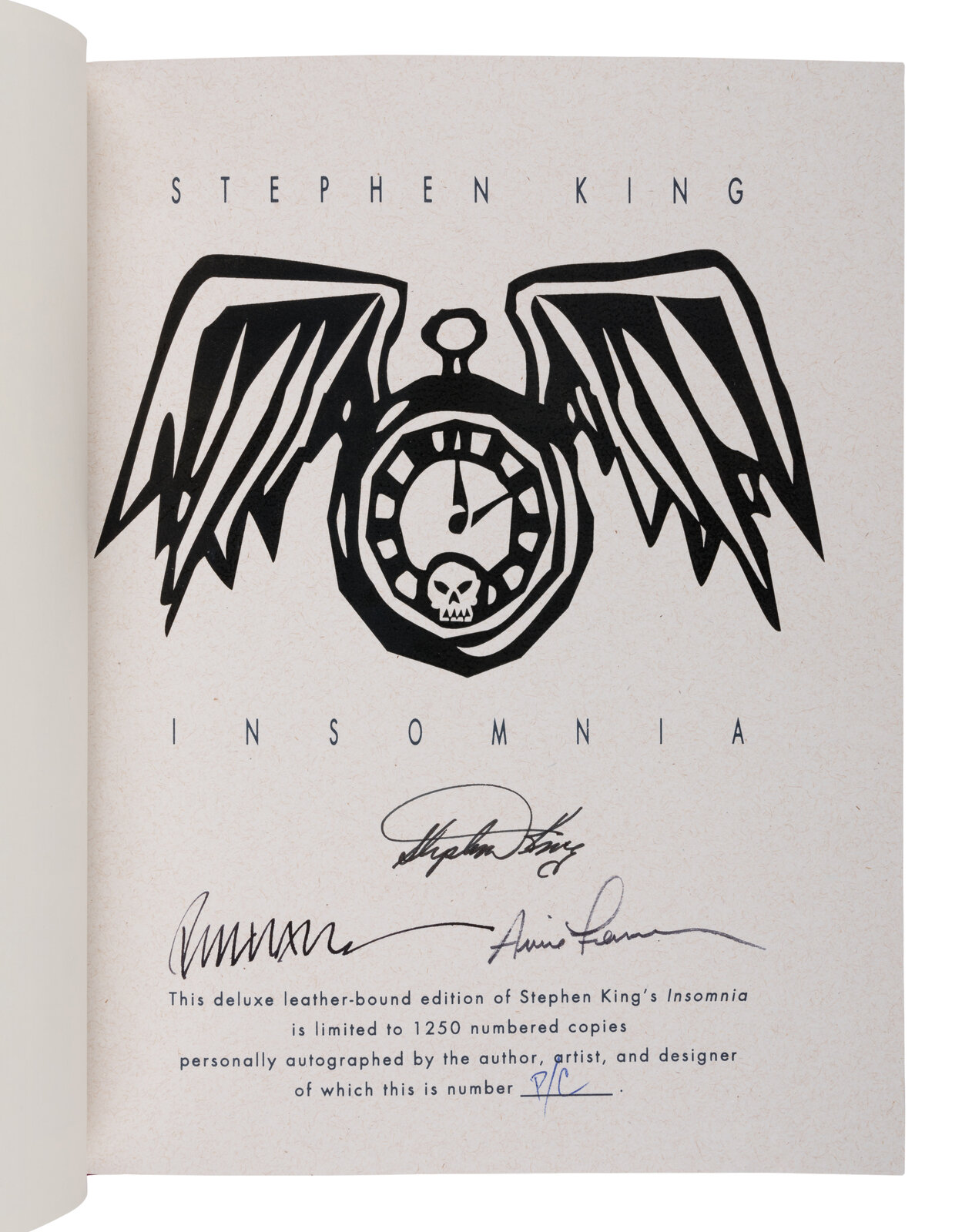 Appraisal: KING Stephen b Insomnia Shingletown CA Mark V Ziesing Books