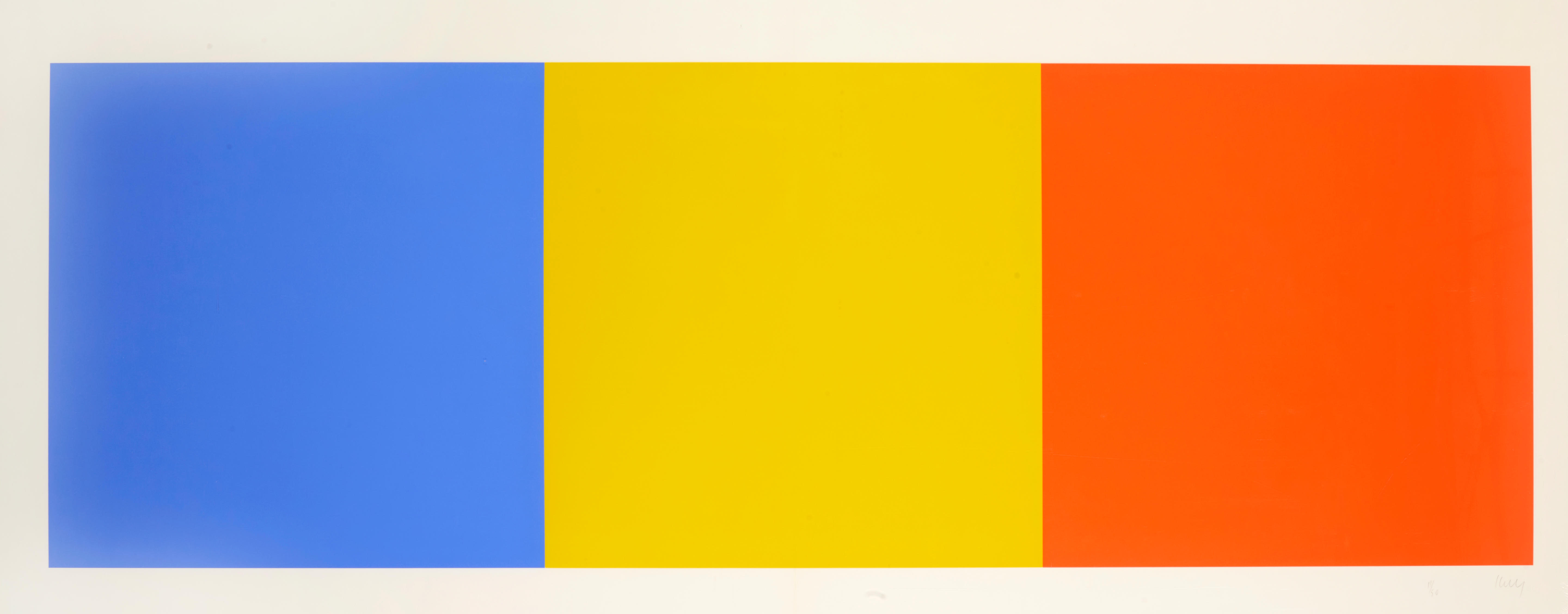 Appraisal: ELLSWORTH KELLY - Blue Yellow and Red Squares Axsom Gemini