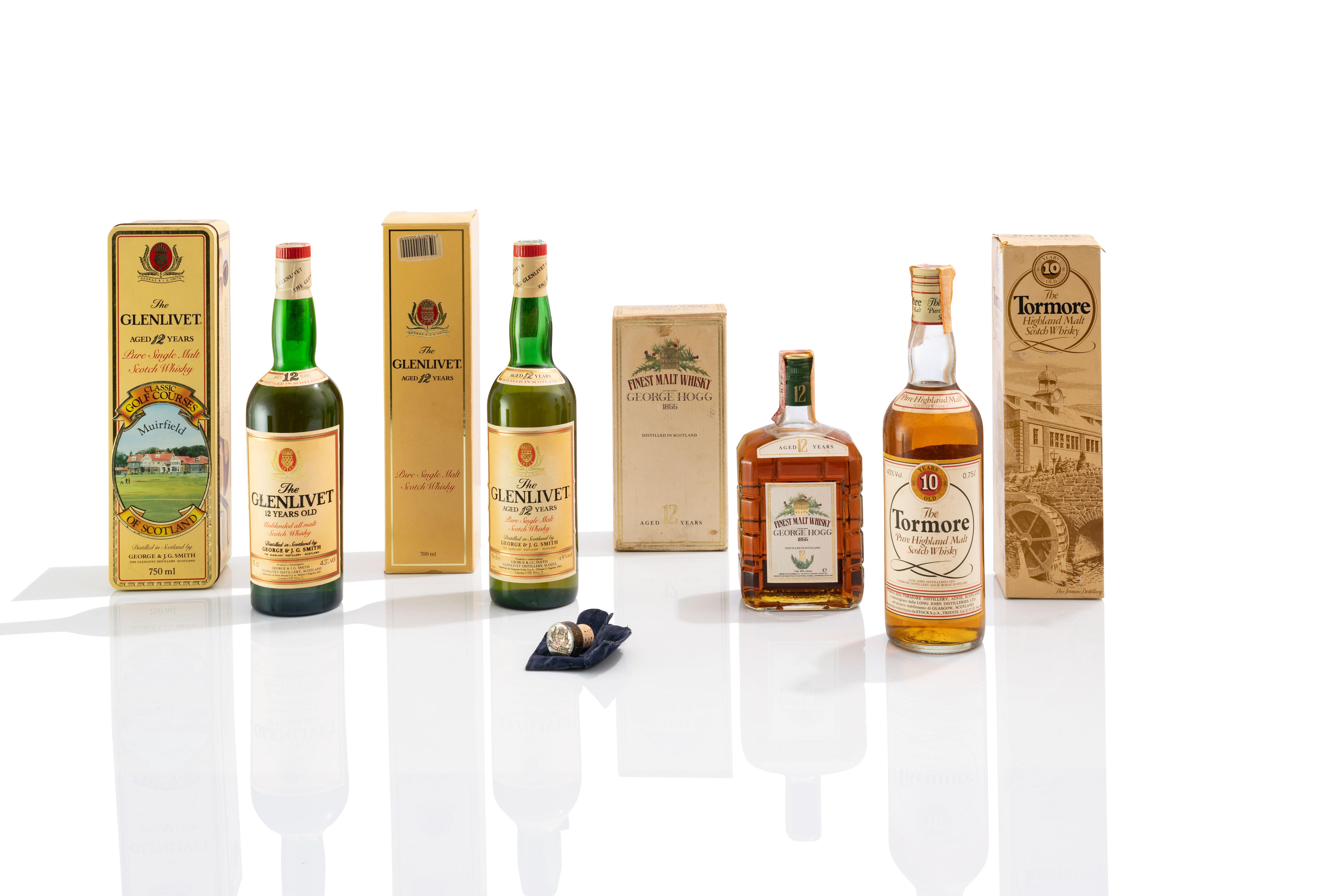 Appraisal: TORMORE- YEAR OLD TORMORE- YEAR OLD GLENLIVET- YEAR OLD GLENLIVET-