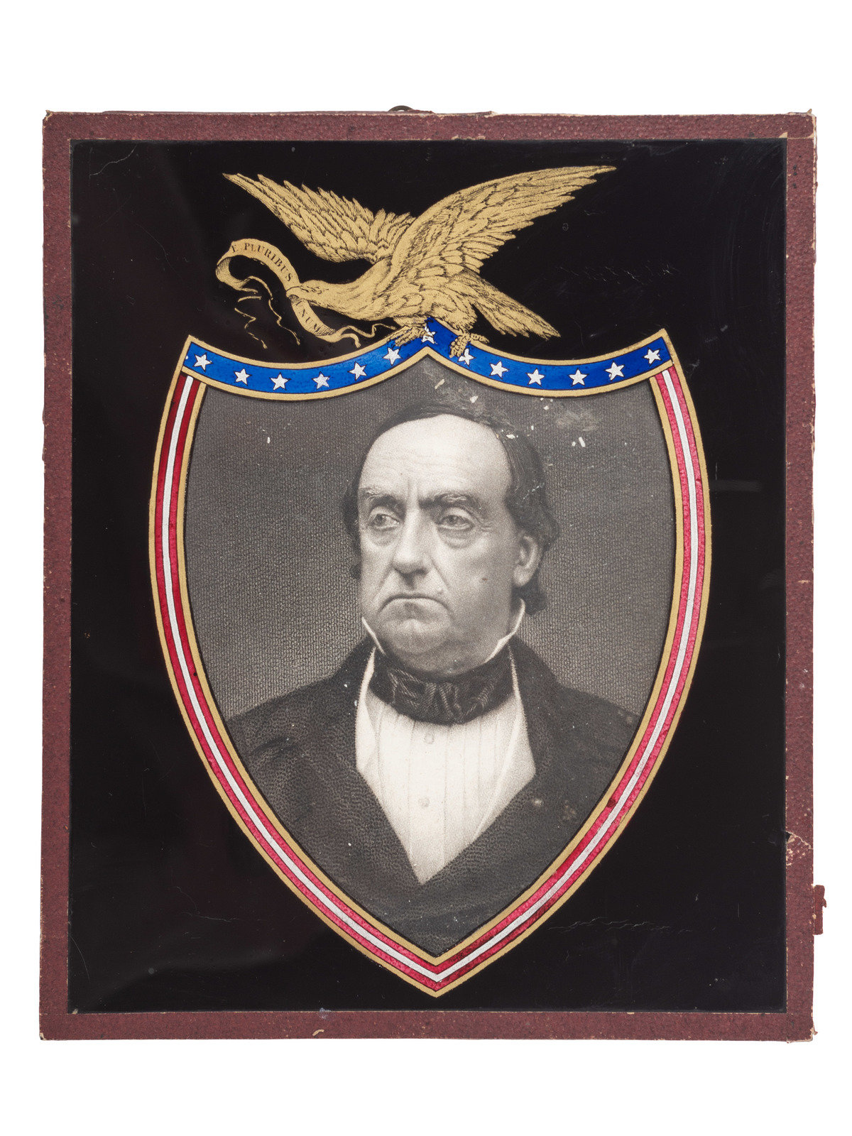 Appraisal: POLITICS BRADY Mathew photographer after Engraving of Lewis Cass New