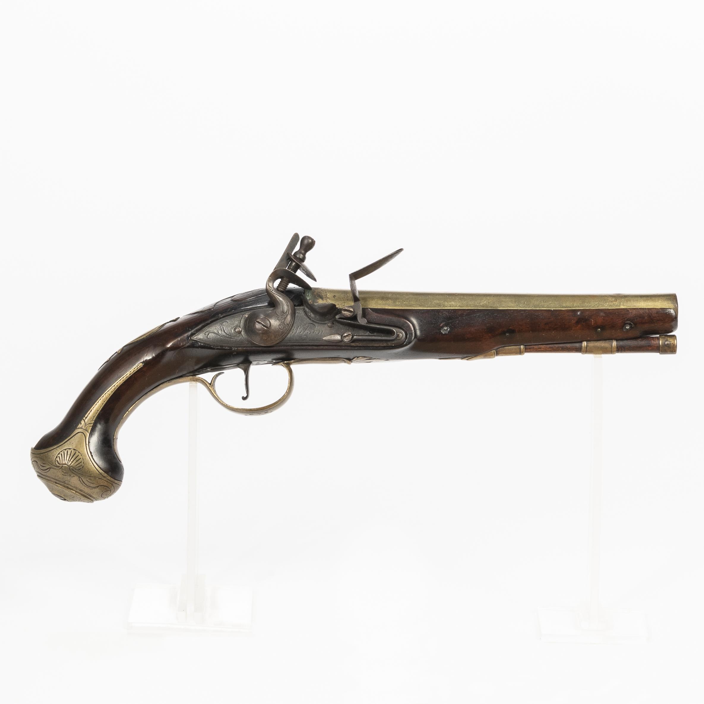 Appraisal: ENGLISH OFFICER'S PISTOL RICHARD WILSON LONDON ENGLAND C in caliber