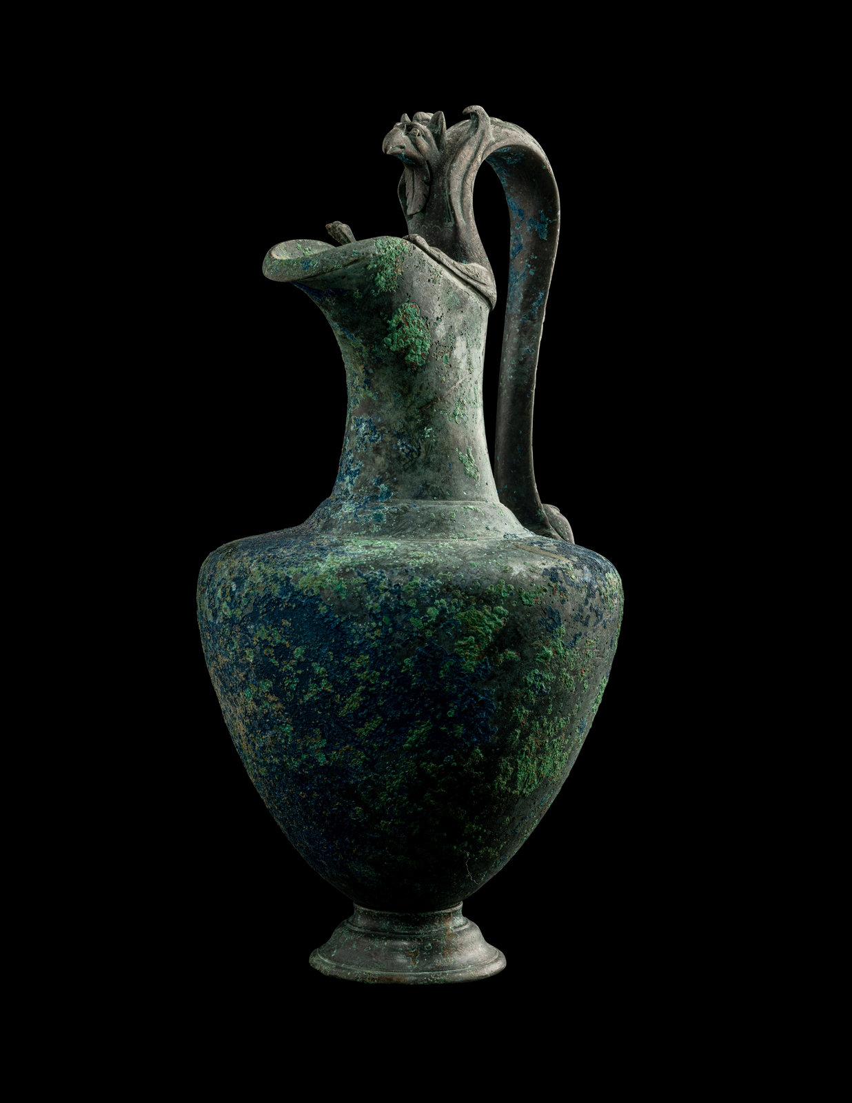 Appraisal: A Roman Bronze Beaked Oinochoe Circa st Century B C