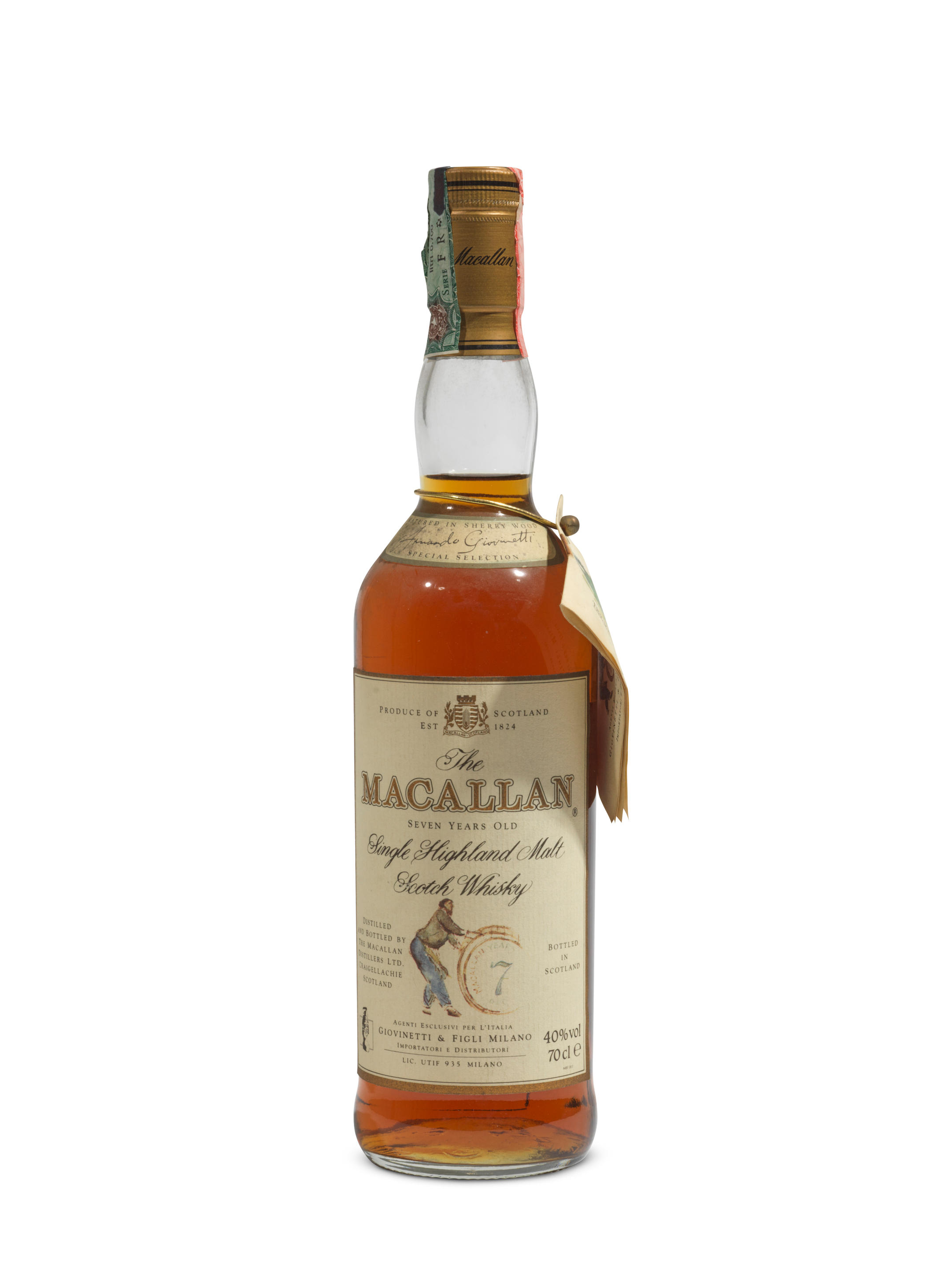 Appraisal: THE MACALLAN- YEAR OLD The Macallan- year old Armando Giovinetti