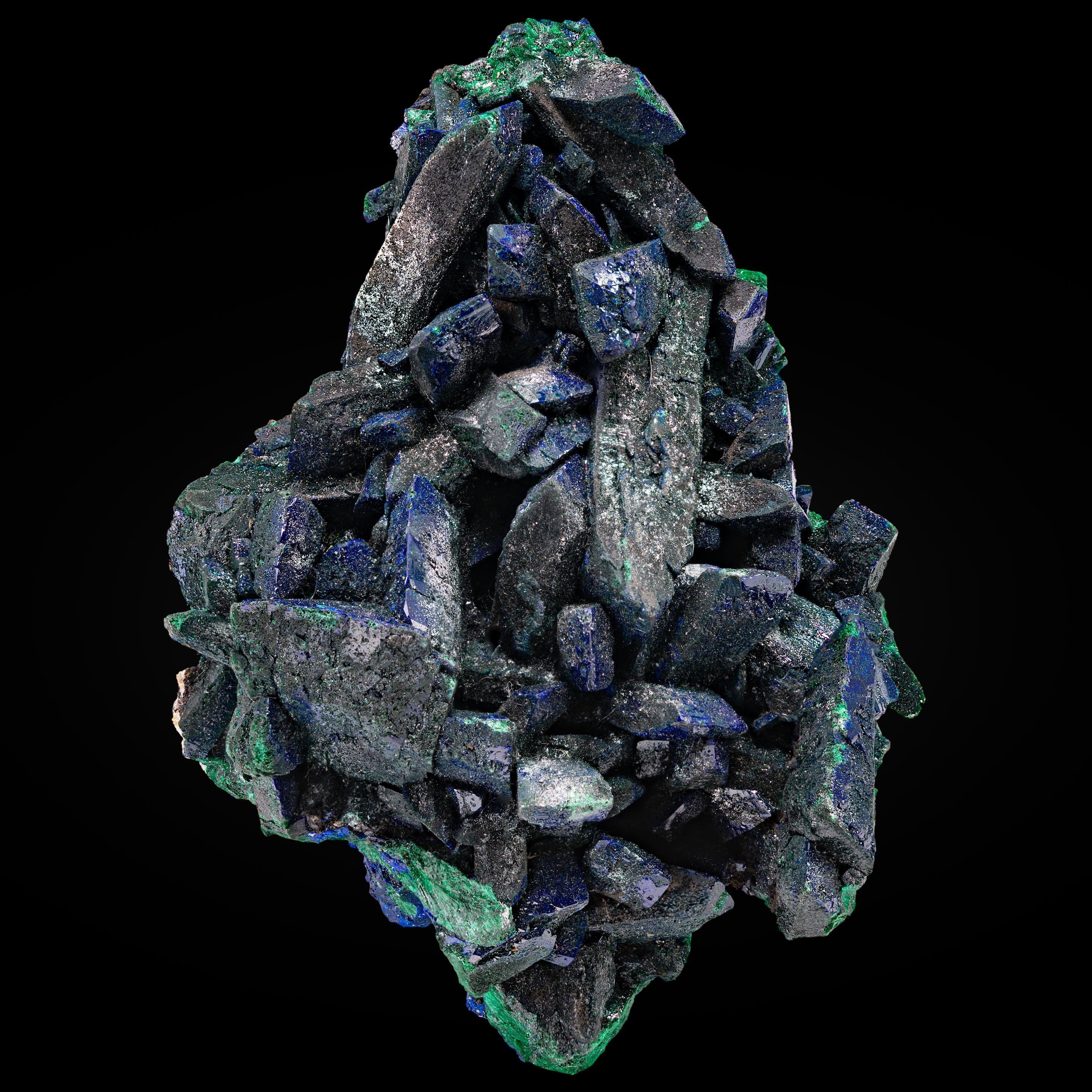 Appraisal: AZURITE PSEUDOMORPH AFTER MALACHITE Milpillas Mine Sonora Mexico The Milpillas