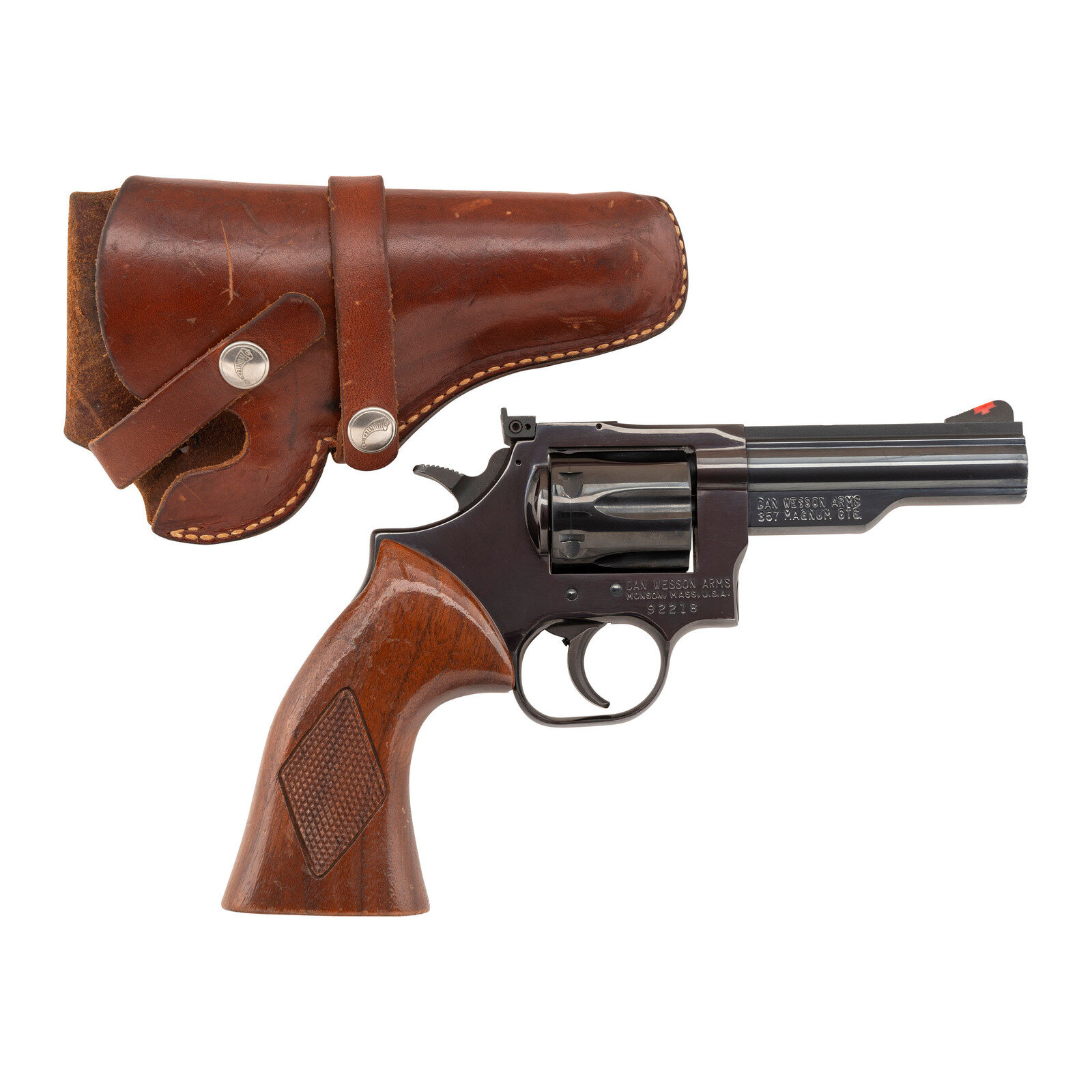 Appraisal: Dan Wesson Arms Magnum Revolver with Holster Magnum solid rib