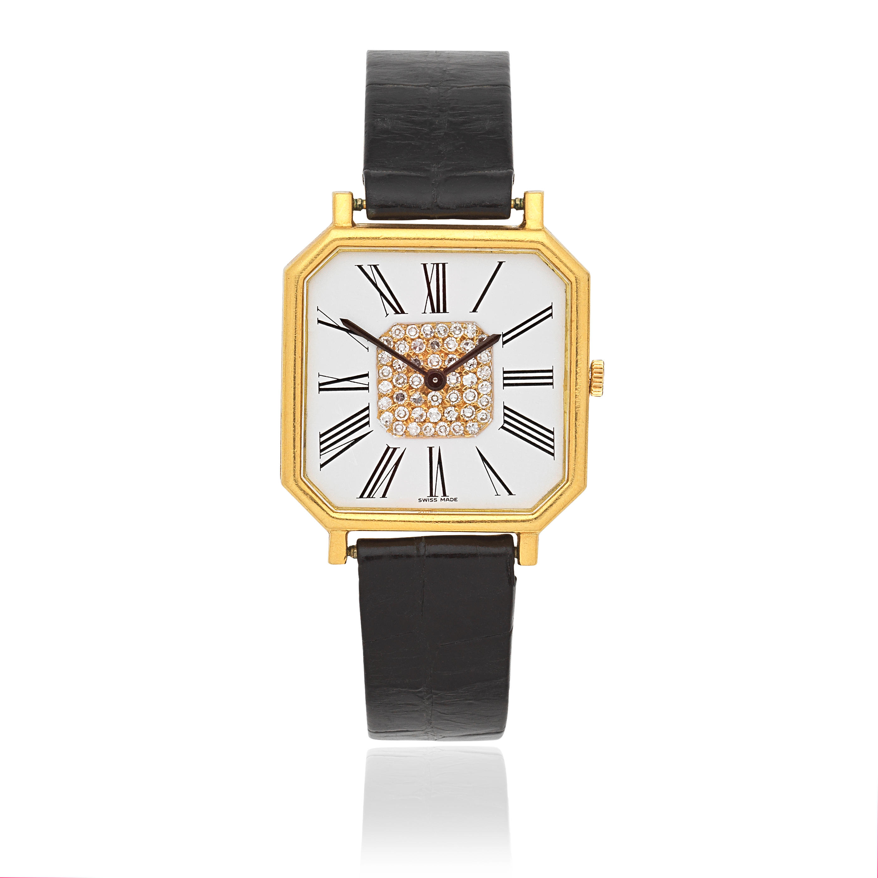 Appraisal: CHOPARD AN K GOLD DIAMOND SET MANUAL WIND WRISTWATCH Reference