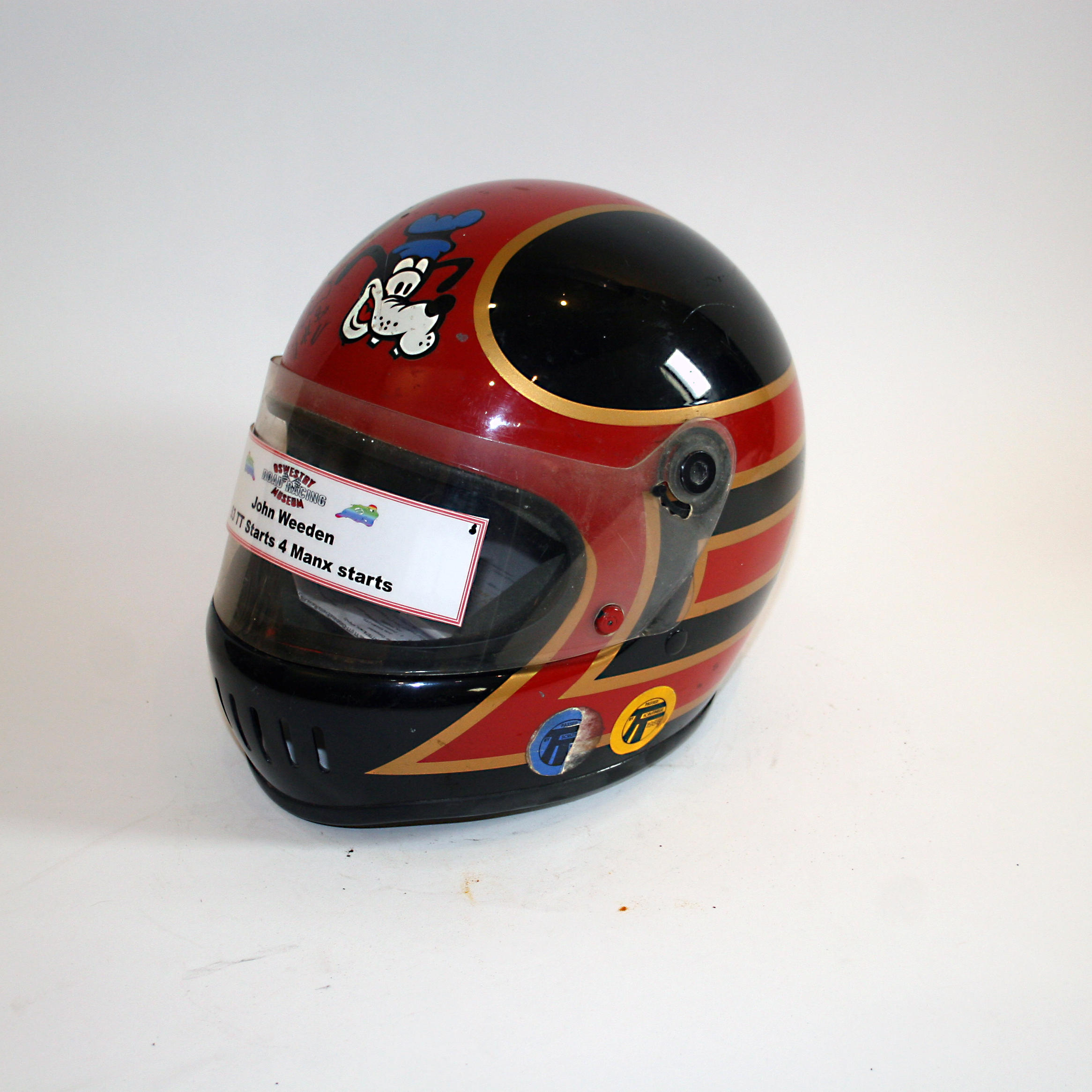 Appraisal: JOHN WEEDEN A SIGNED BELLSTAR II FULL-FACE HELMET BY BELL