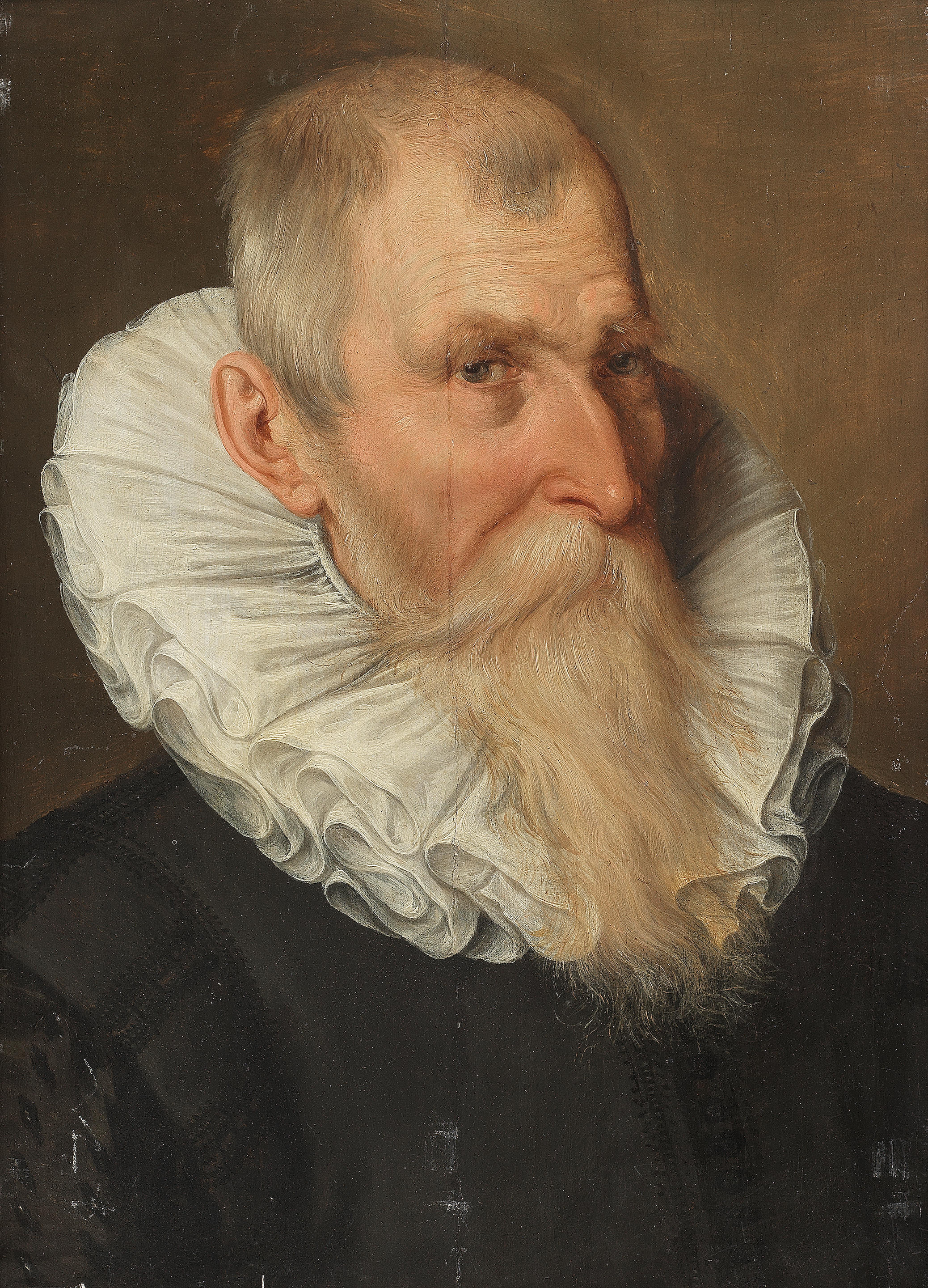 Appraisal: DUTCH SCHOOL TH CENTURY Portrait of a bearded gentleman bust-length