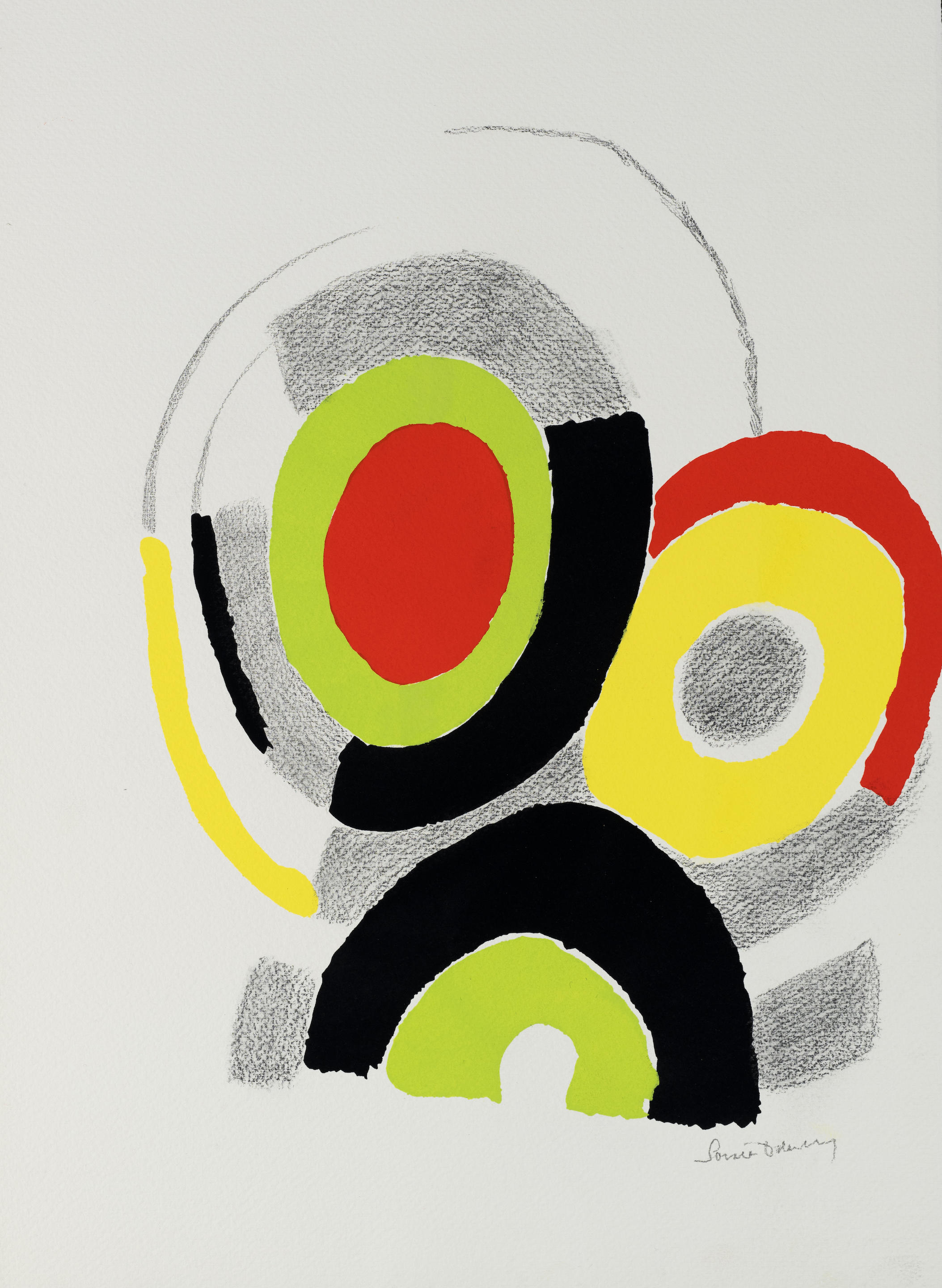 Appraisal: SONIA DELAUNAY - RIMBAUD Planche issuede l'ouvrage les illuminations d'Arthur