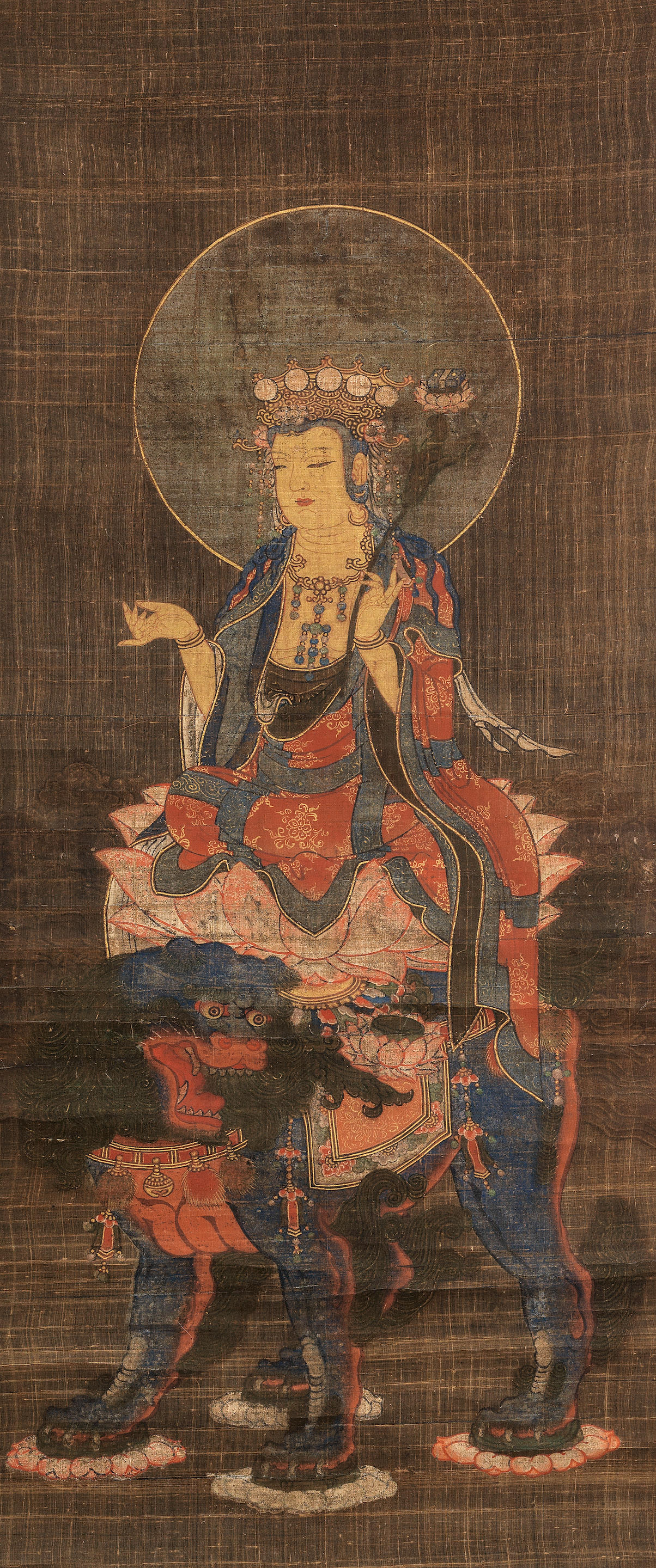 Appraisal: ANONYMOUS Gokei Monju Bosatsu Muromachi - Momoyama or Edo period