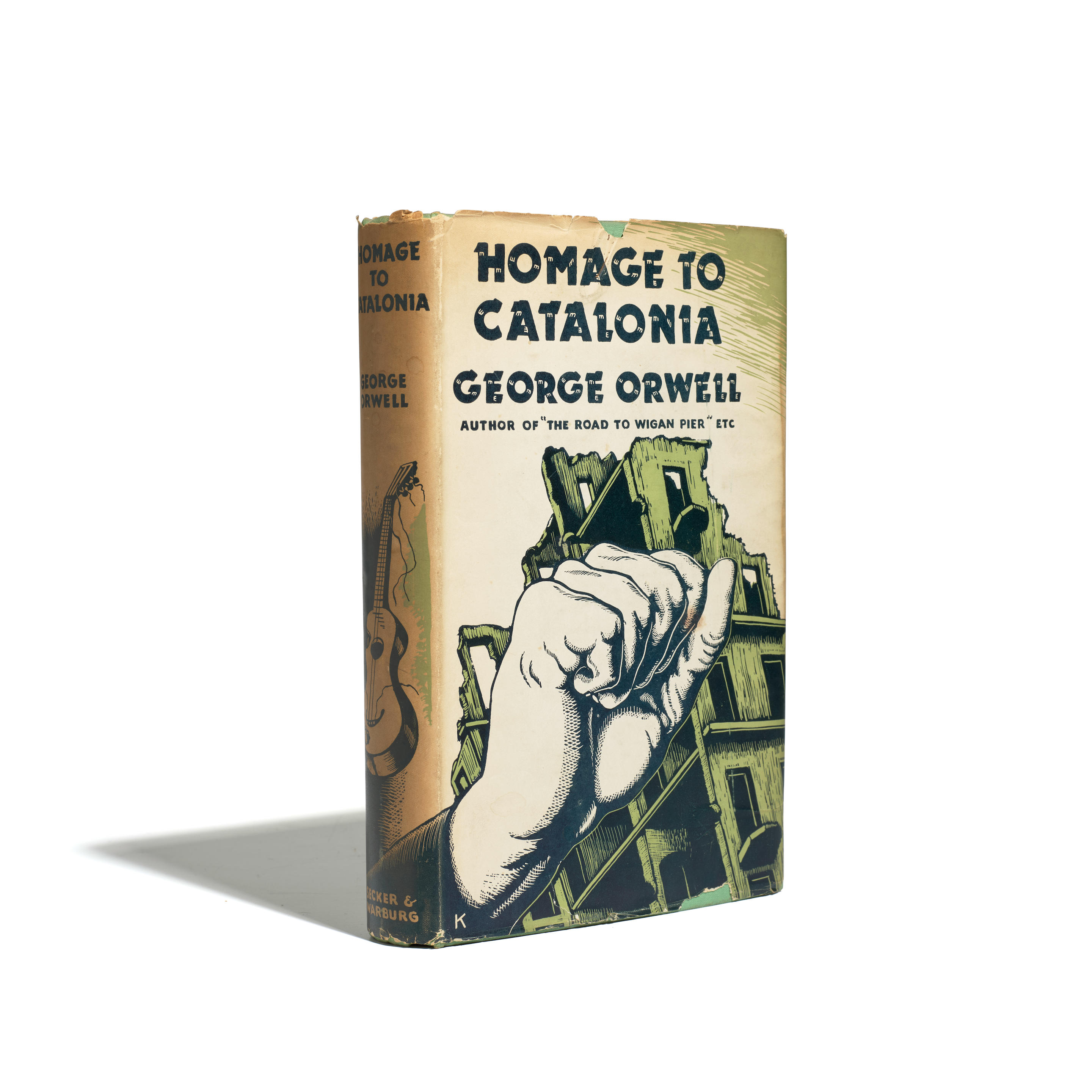 Appraisal: ORWELL GEORGE - Homage to Catalonia London Secker Warburg vo