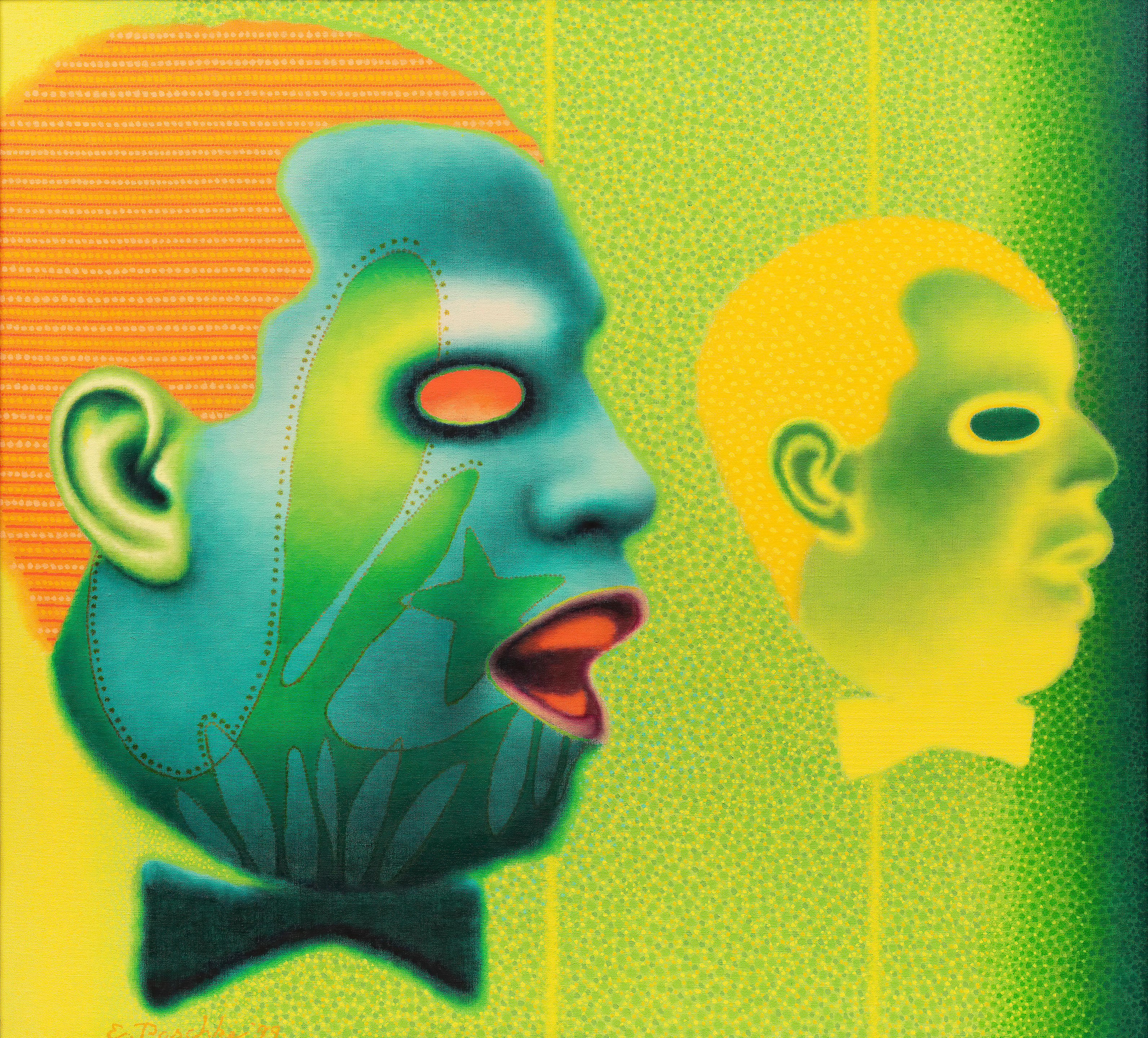 Appraisal: ED PASCHKE - Bolo Sign e et dat e en