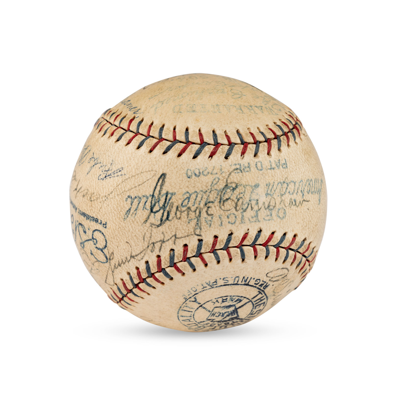 Appraisal: A World Series Champions Philadelphia Athletics Team Signed Autograph Baseball