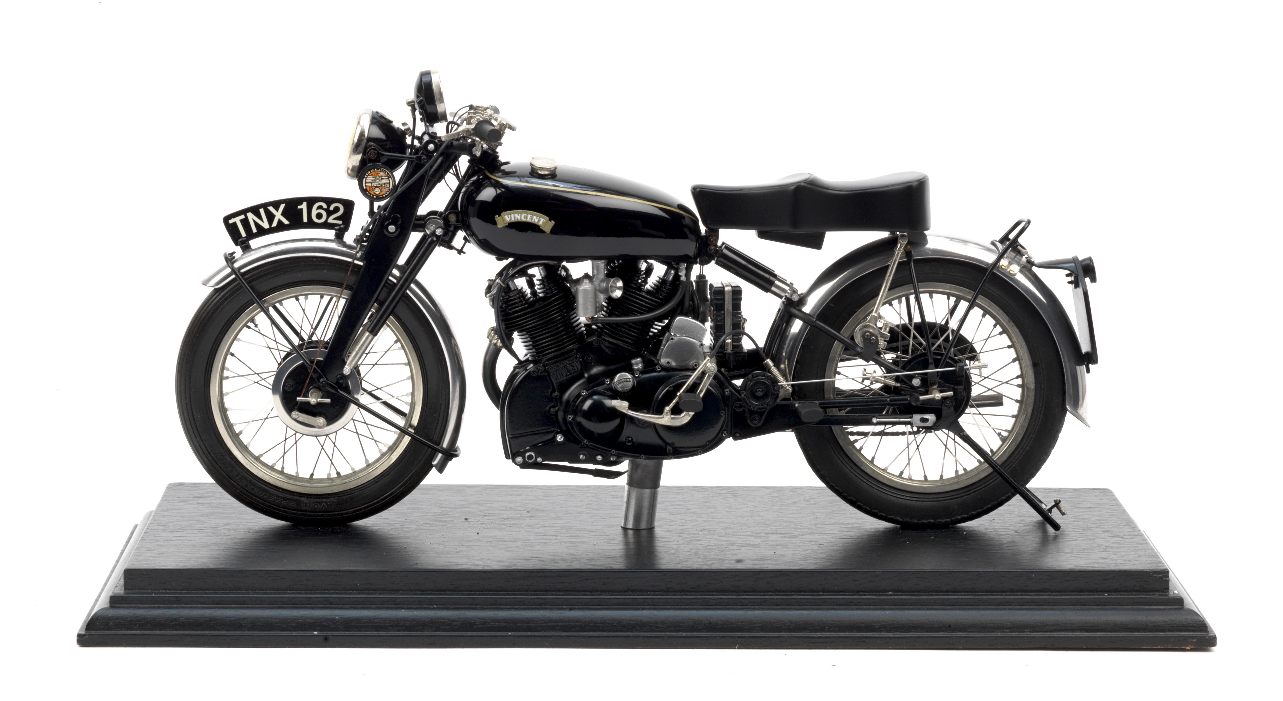 Appraisal: A SCALE HAND-BUILT MODEL OF A VINCENT 'BLACK SHADOW' SERIES