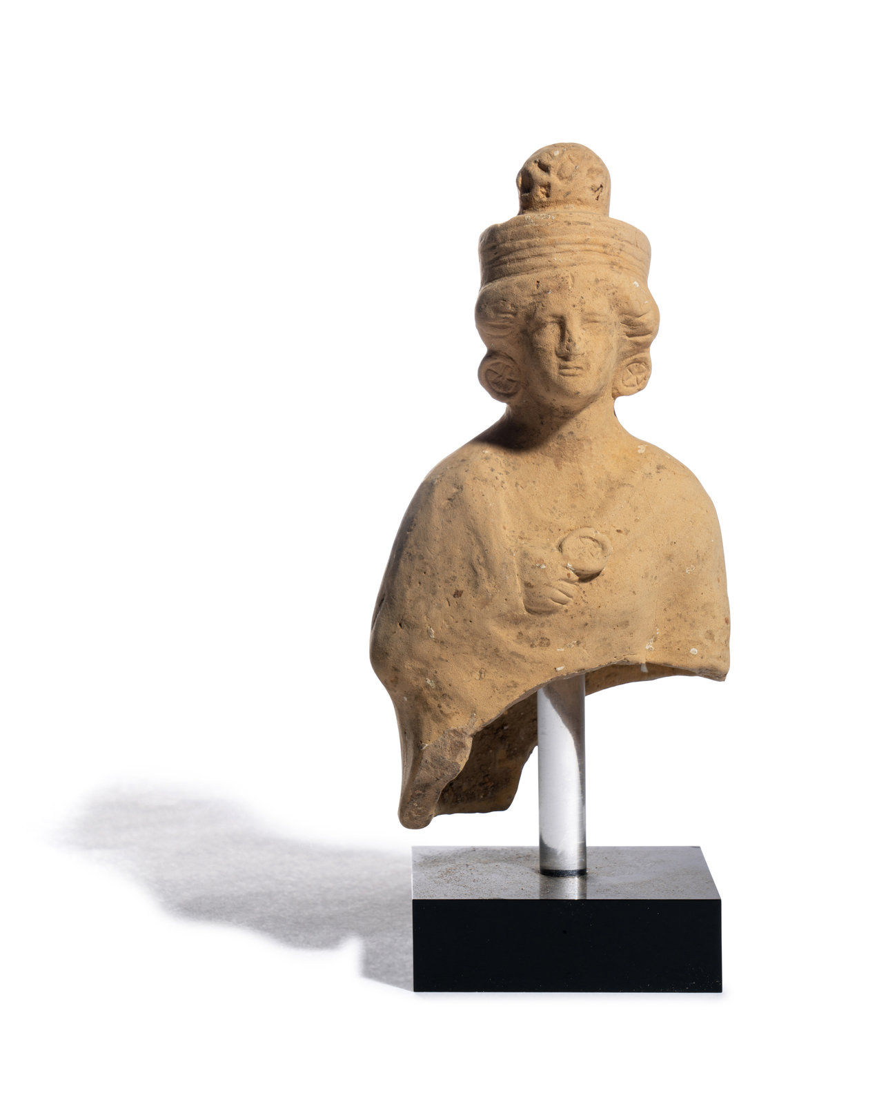 Appraisal: A Hellenistic Terracotta Fragment of a Female Figure Circa rd-