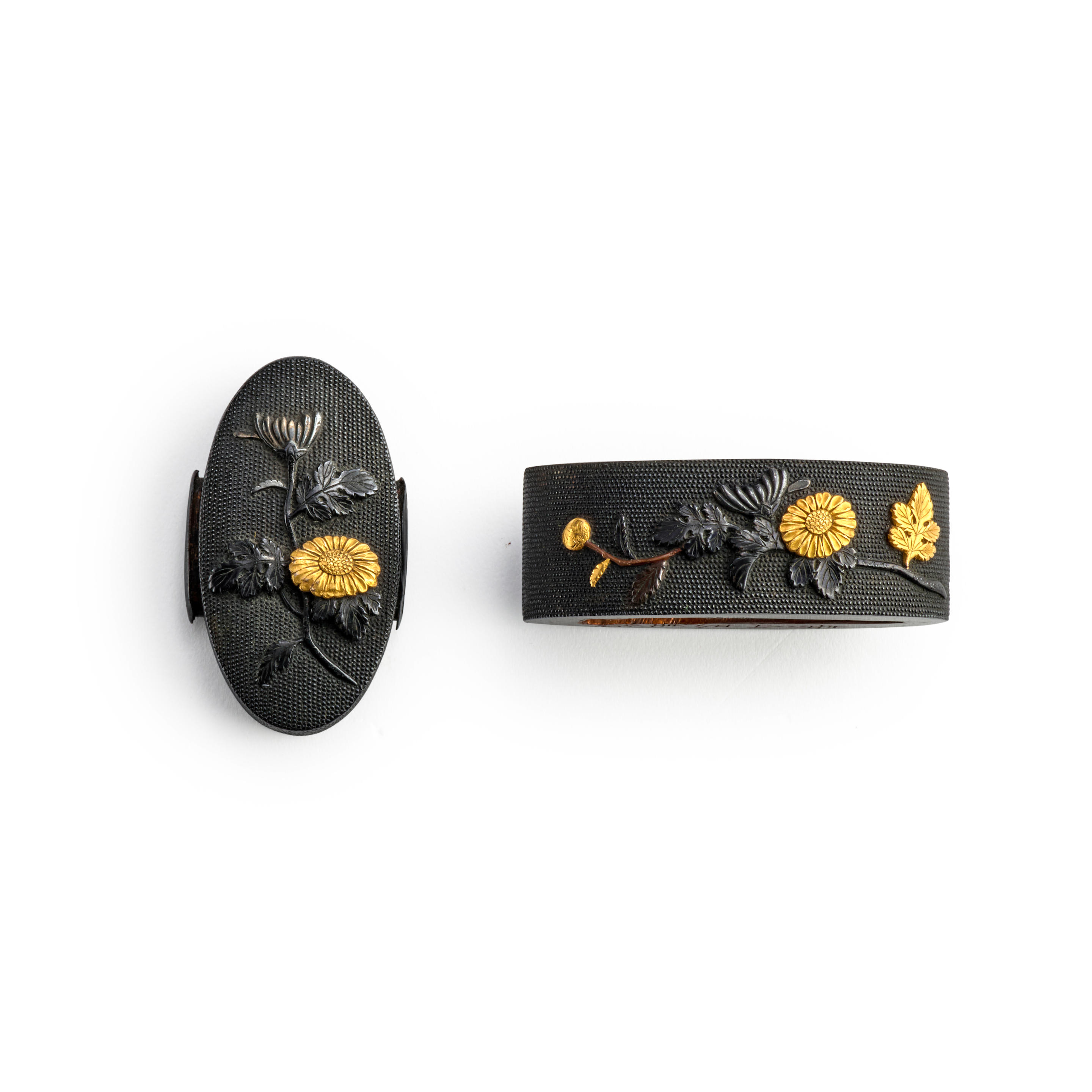 Appraisal: JUZAN TADAYOSHI A Fuchi-gashira Edo period - th early th