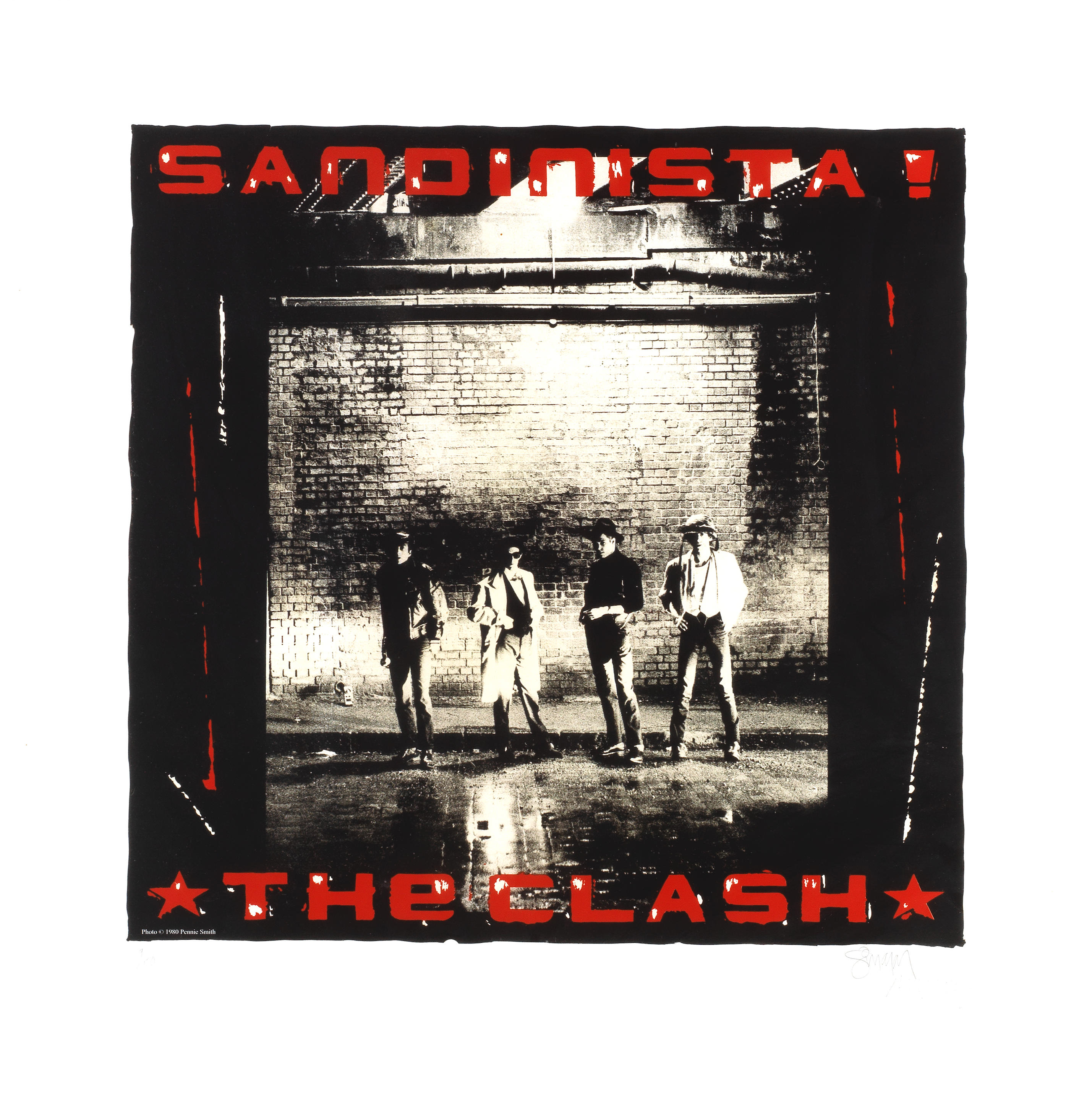 Appraisal: THE CLASH A LIMITED EDITION PRINT FOR 'SANDINISTA' archival pigment