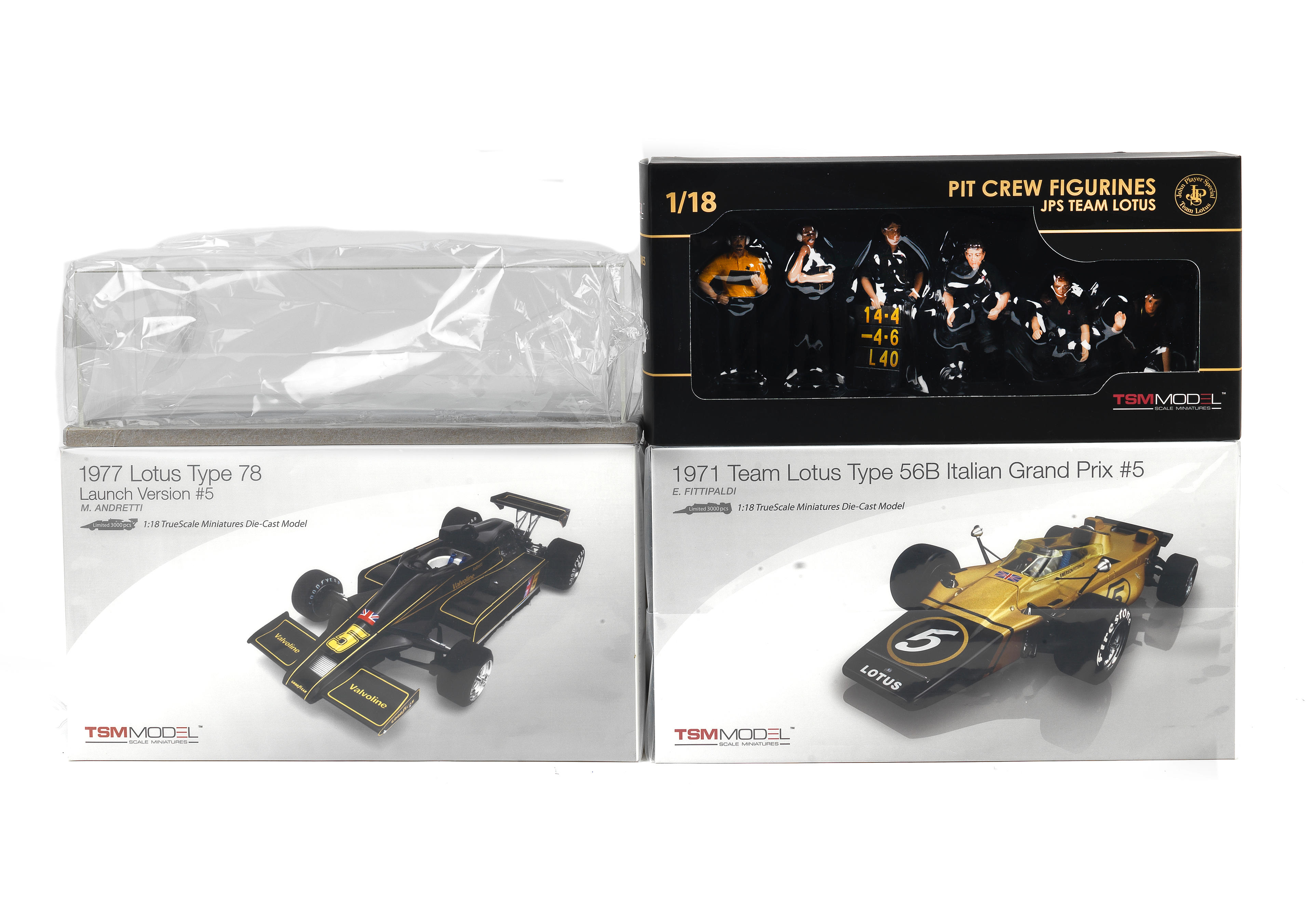 Appraisal: TWO BOXED LIMITED EDITION MODELS OF AND LOTUS FORMULA CARS