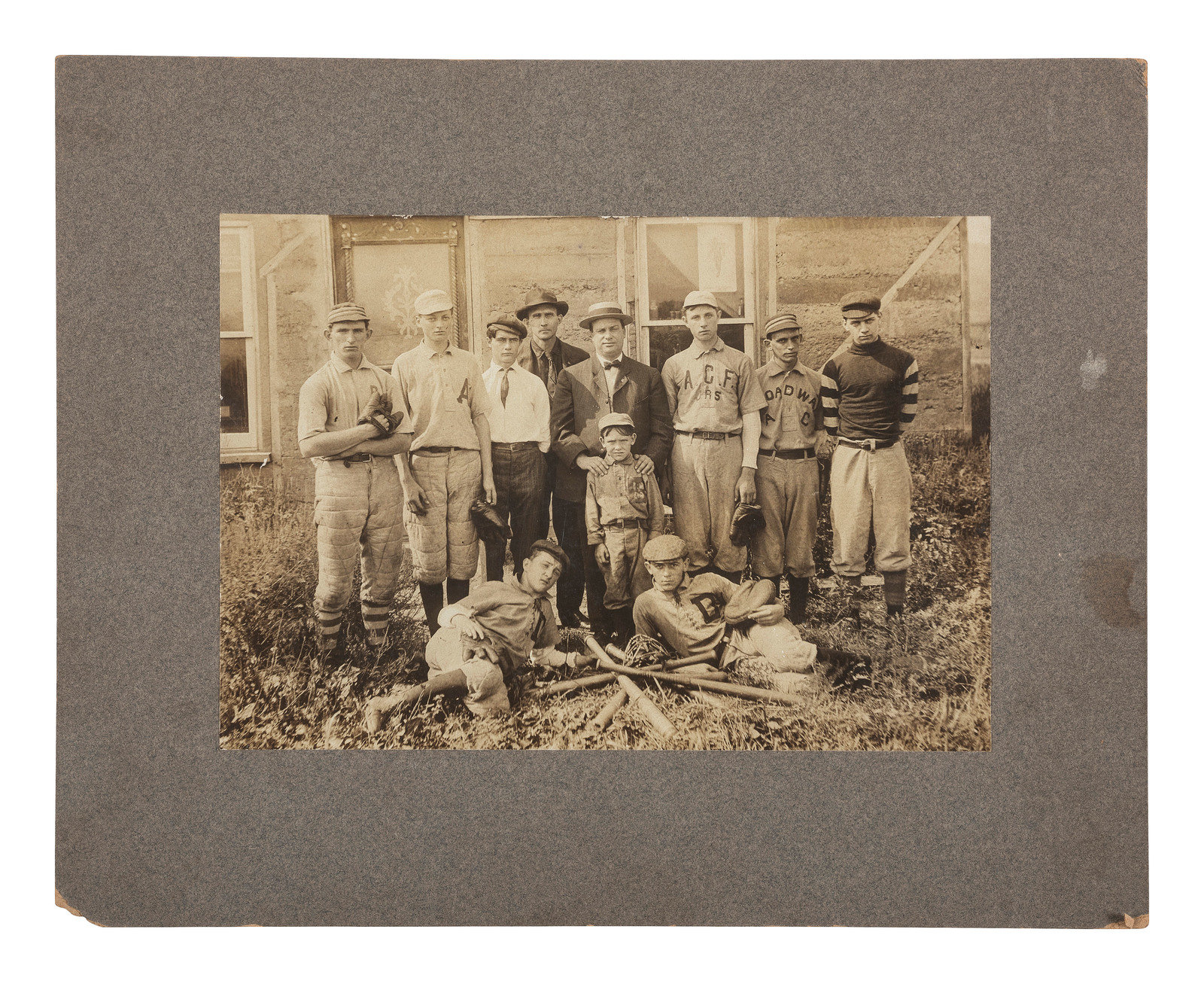 Appraisal: EARLY PHOTOGRAPHY - SPORTS photographs of various sports teams and