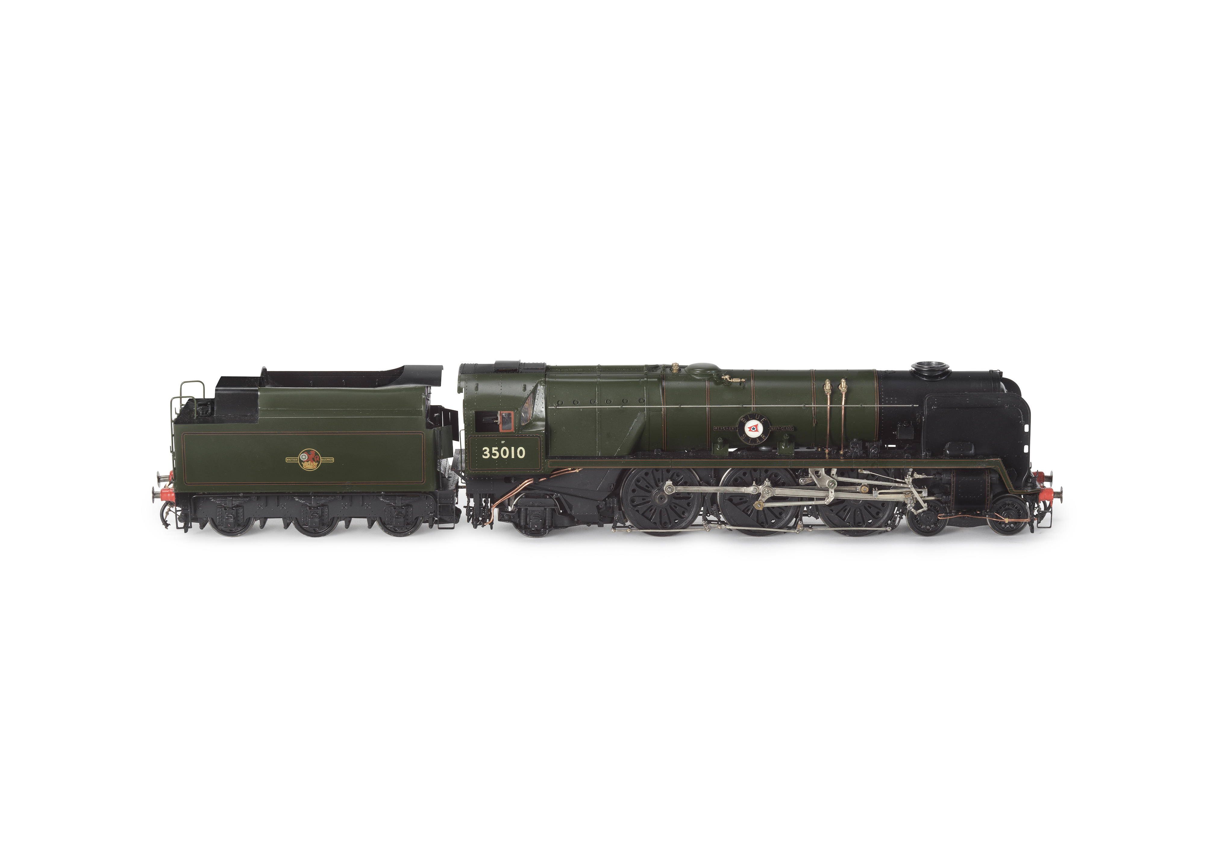 Appraisal: AN -GAUGE MODEL OF THE MERCHANT NAVY CLASS - -