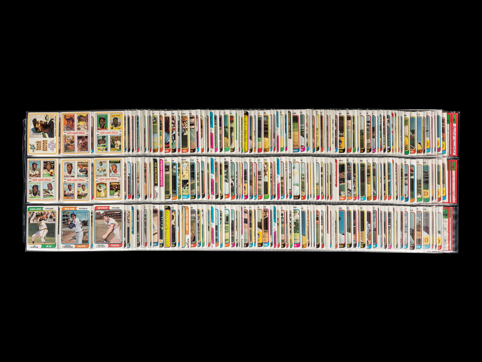 Appraisal: A Complete Set of Topps Baseball Cards featuring complete set