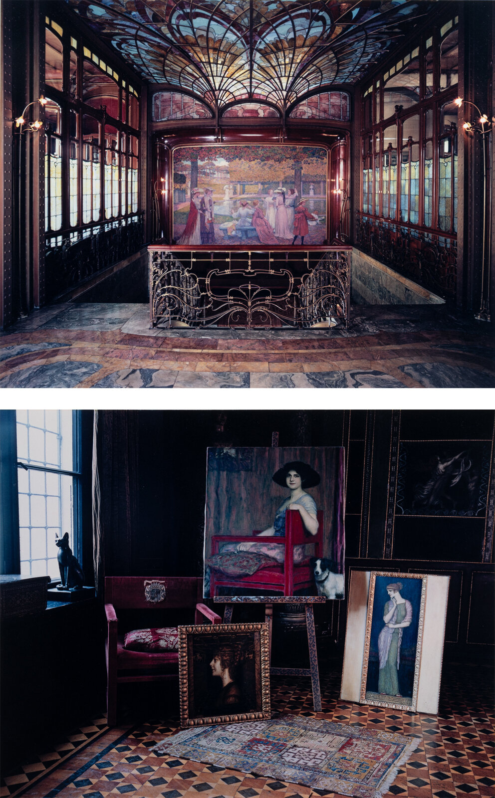 Appraisal: Evelyn Hofer - Villa Stuck Munich and Maison Solvay Bruxelles