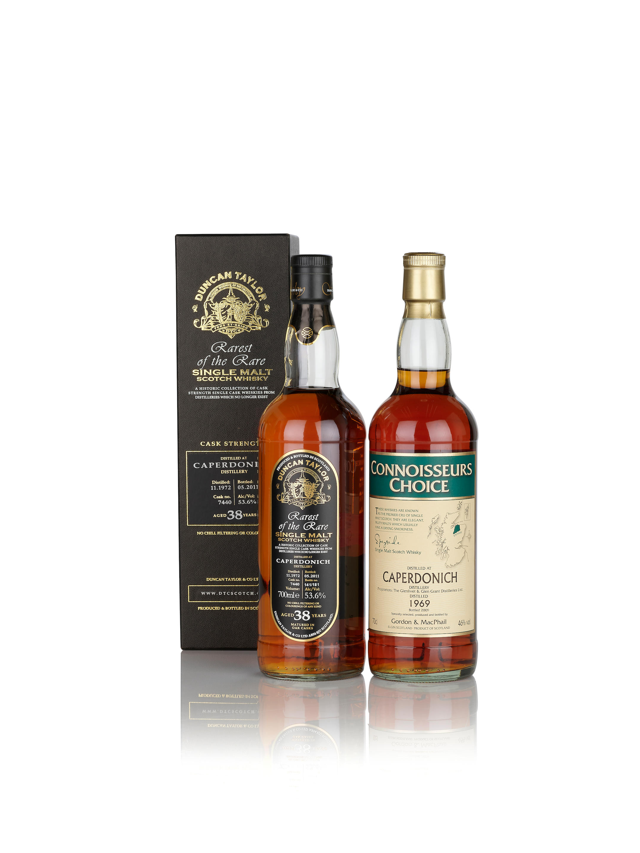 Appraisal: CAPERDONICH- - YEAR OLD-CASK CAPERDONICH- Caperdonich- - year old-Cask Distilled