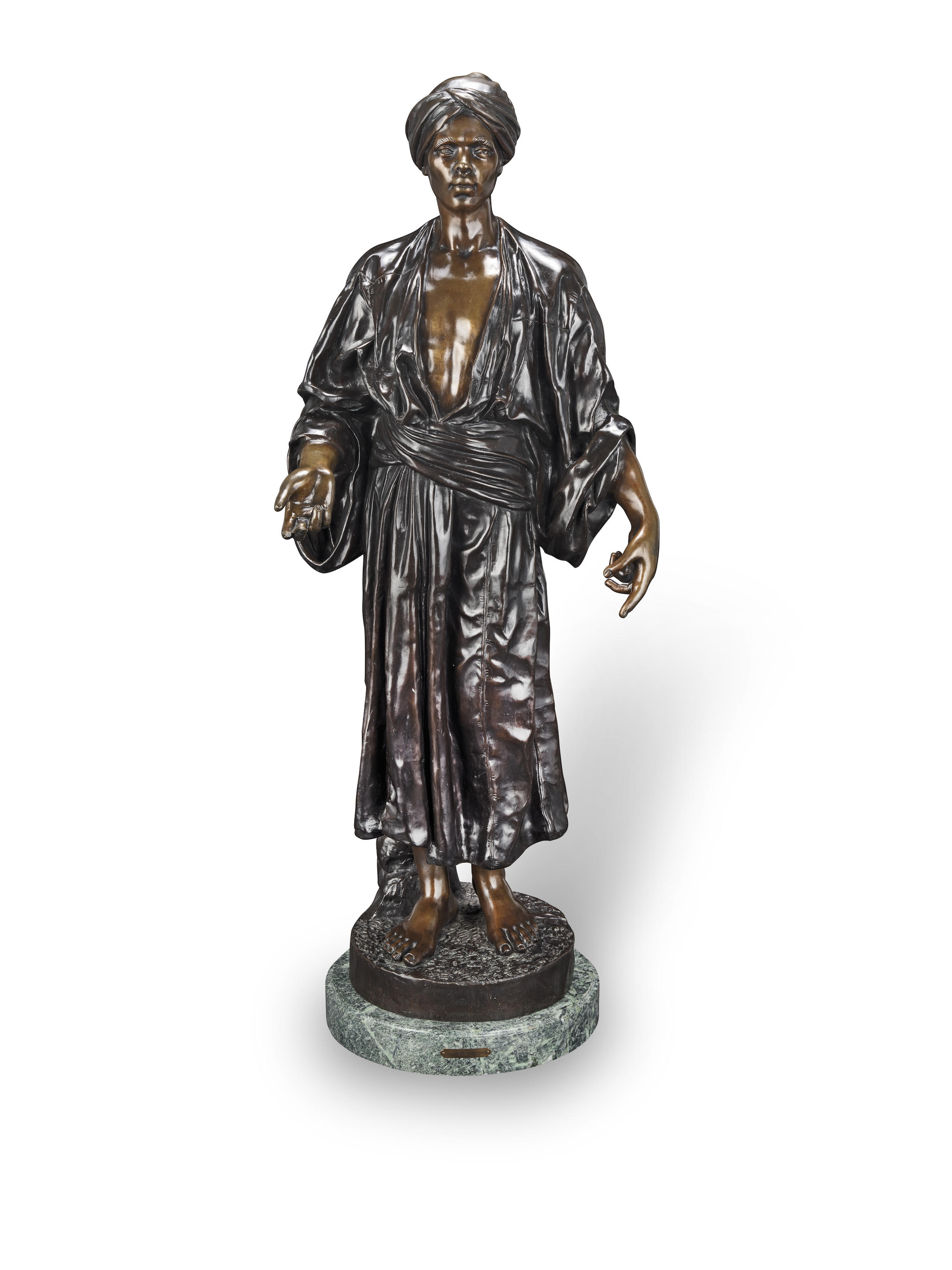 Appraisal: AFTER REN -CHARLES MASSE FRENCH - A PATINATED BRONZE FIGURE