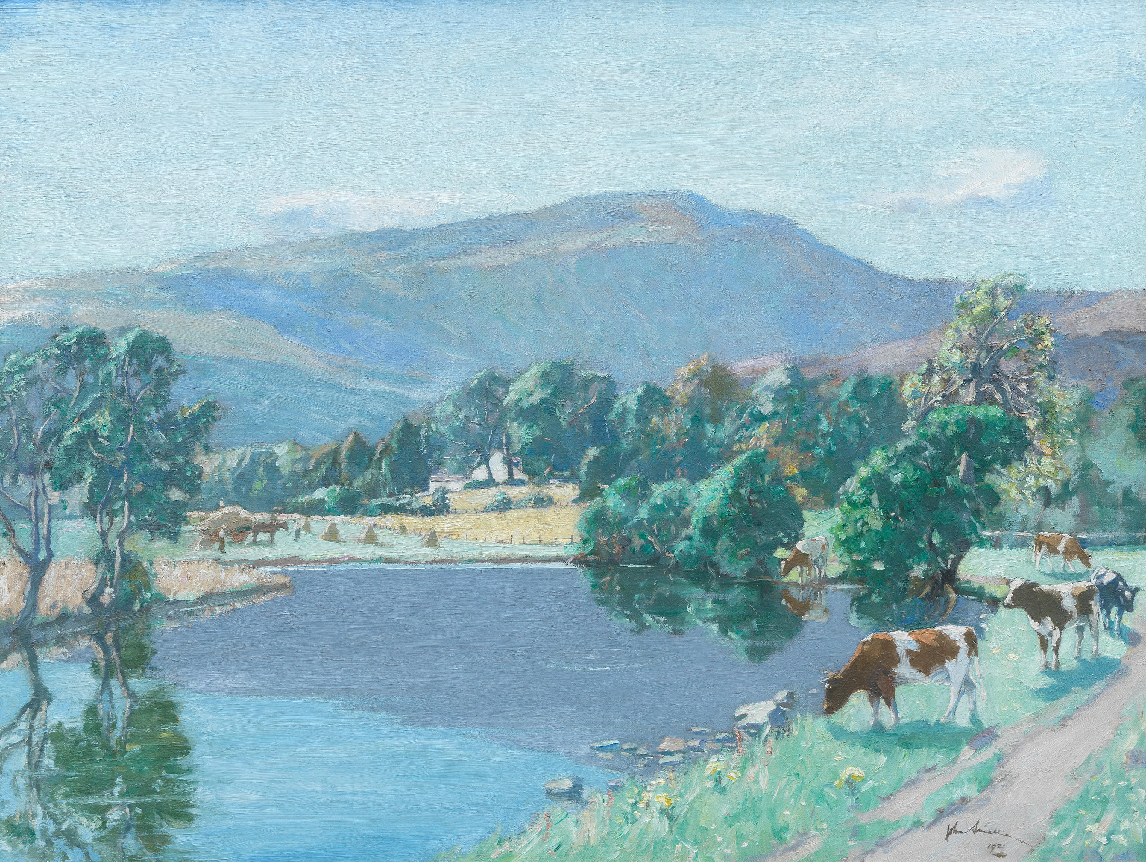 Appraisal: JOHN SMELLIE BRITISH - Ben Ledi and the Teith Callander