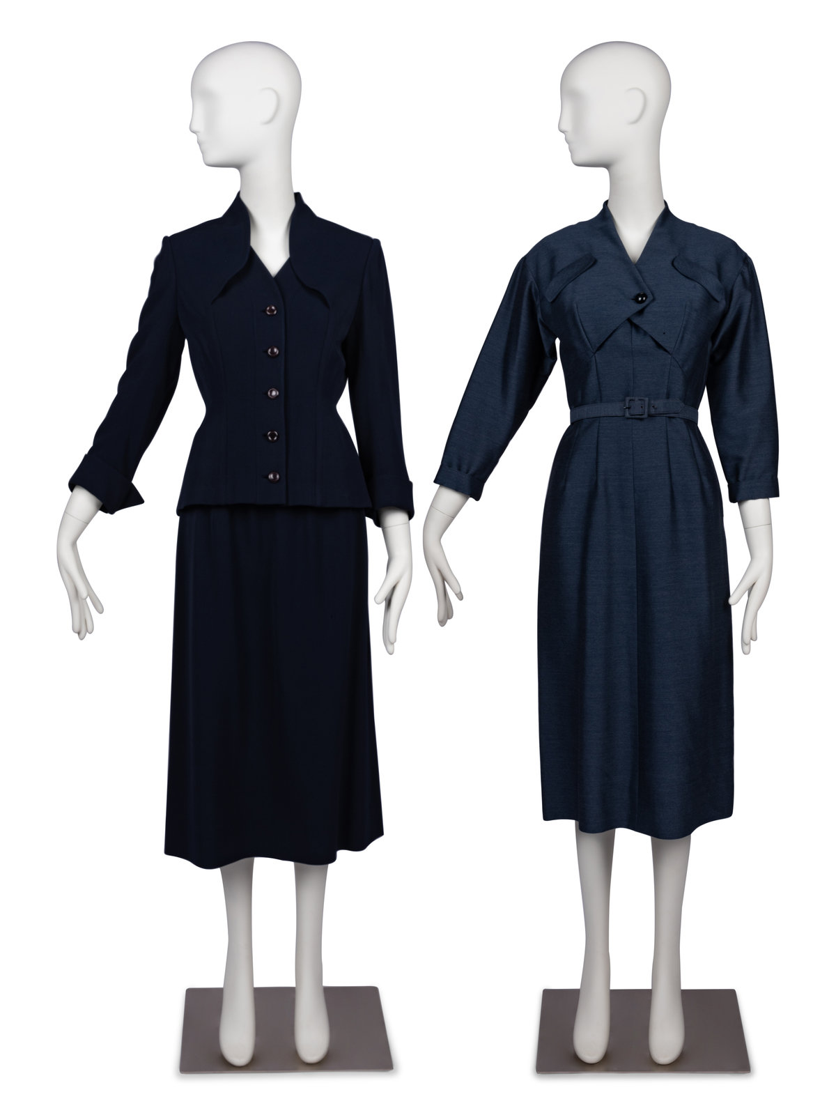 Appraisal: Two Jacques Fath Items One Skirt Suit One Dress -