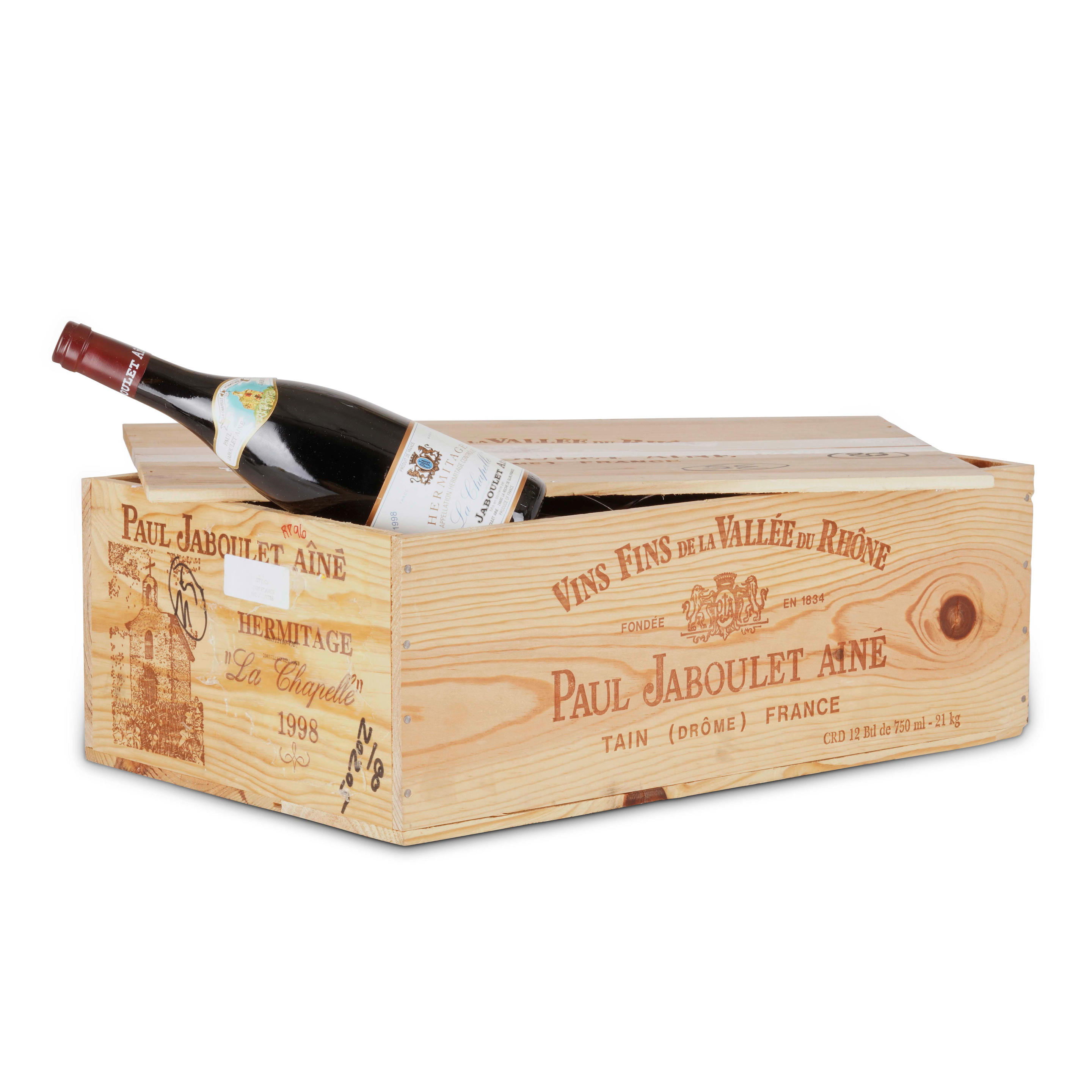 Appraisal: P JABOULET HERMITAGE LA CHAPELLE BOTTLES P Jaboulet Hermitage La