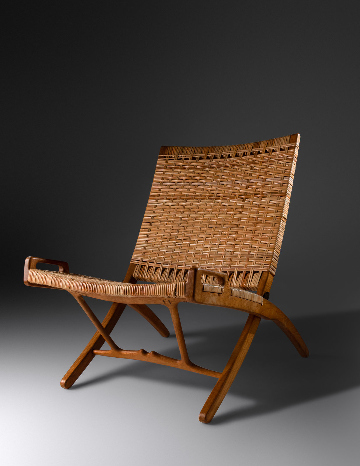 Appraisal: Hans J Wegner - Folding Lounge Chair c Johannes Hansen