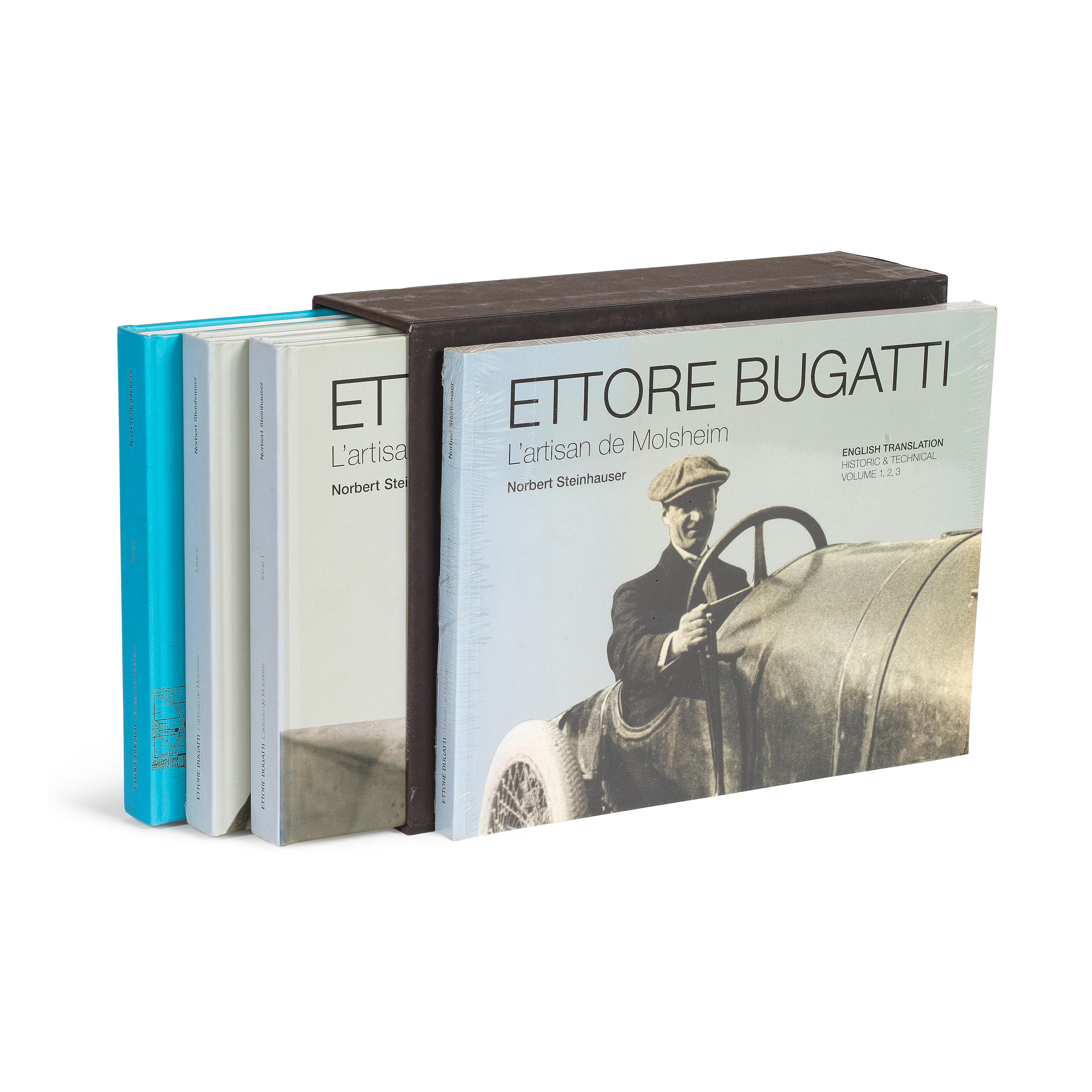 Appraisal: ETTORE BUGATTI L'ARTISAN DE MOLSHEIM' NORTBERT STEINHAUSER Livre en trois