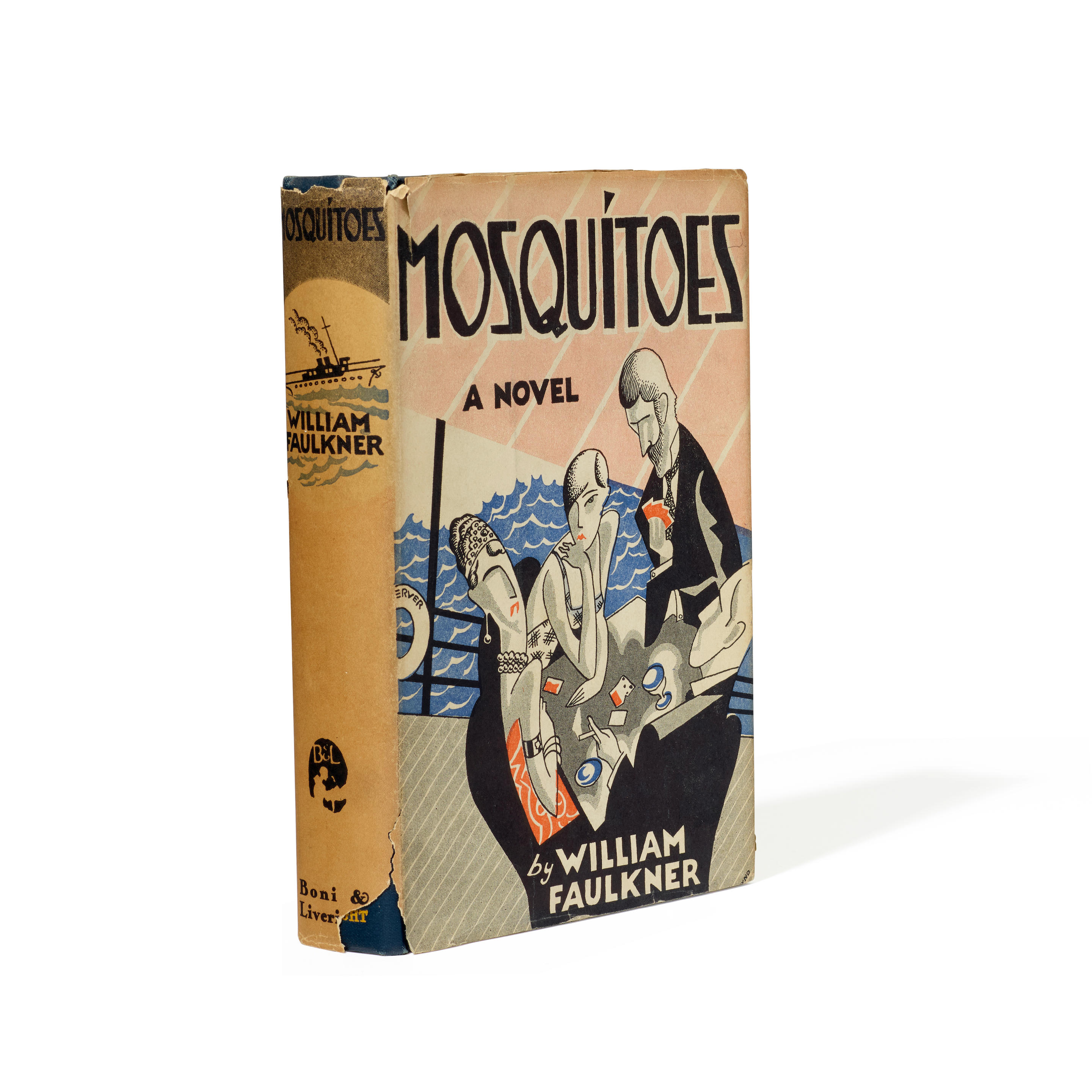 Appraisal: FAULKNER'S MOSQUITOES IN RARE JACKET FAULKNER WILLIAM - Mosquitoes NY