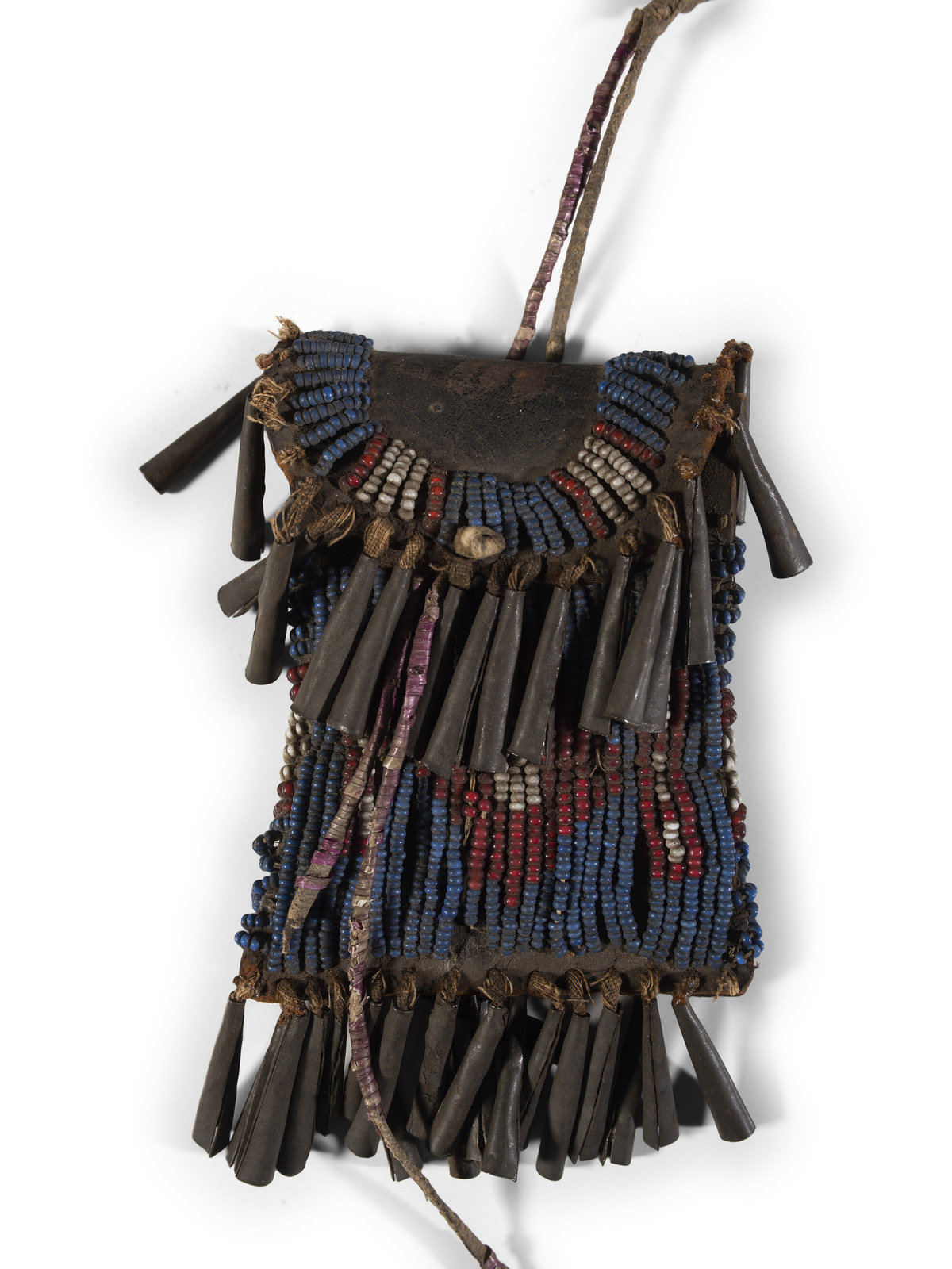 Appraisal: Sioux Beaded Strike-a-Light third quarter th century sinew-sewn on harness